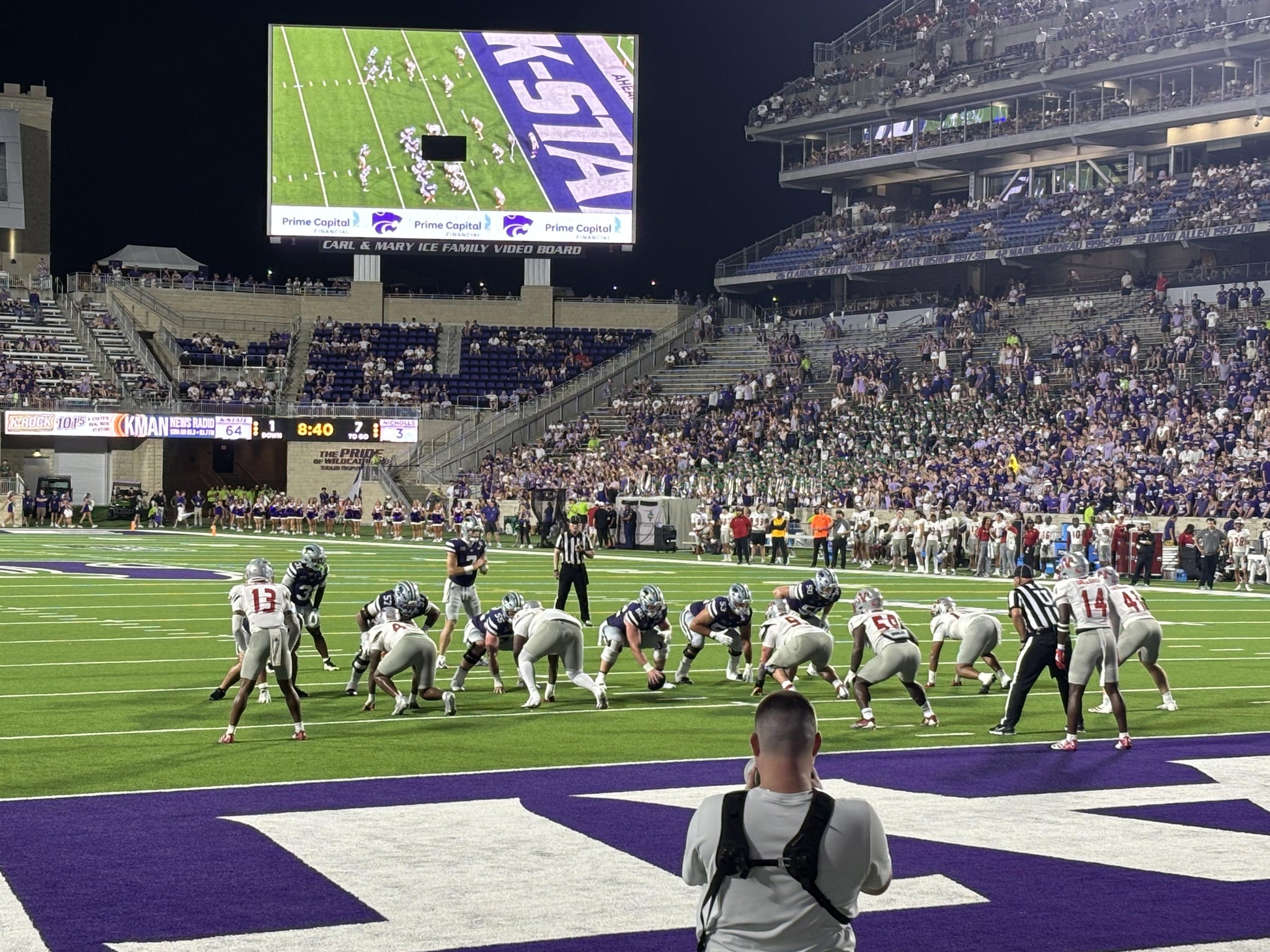 Real Fan View taken from Section 13 at Bill Snyder Family Stadium by Anonymous User