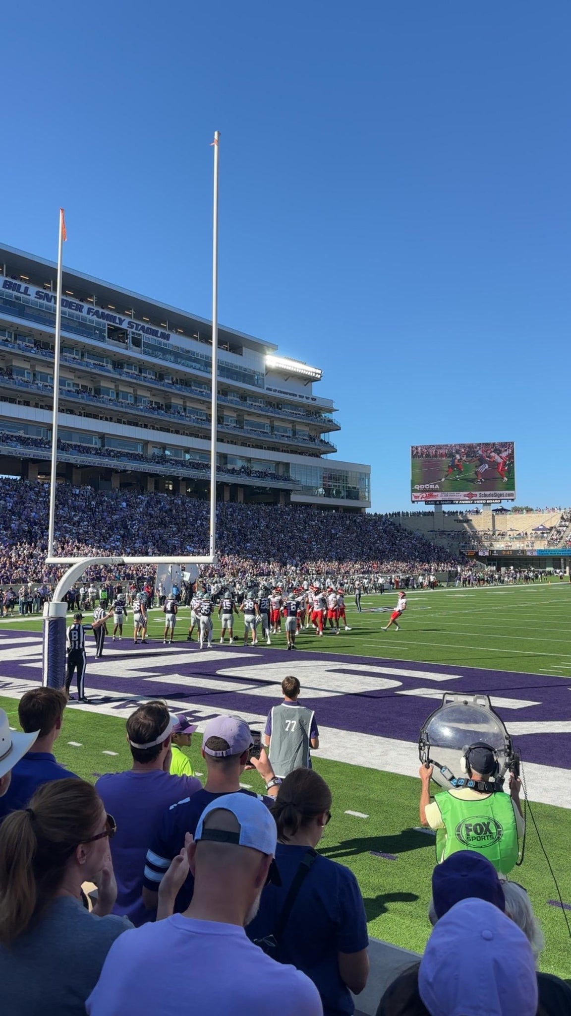 Real Fan View taken from Section 15 at Bill Snyder Family Stadium by Heather W