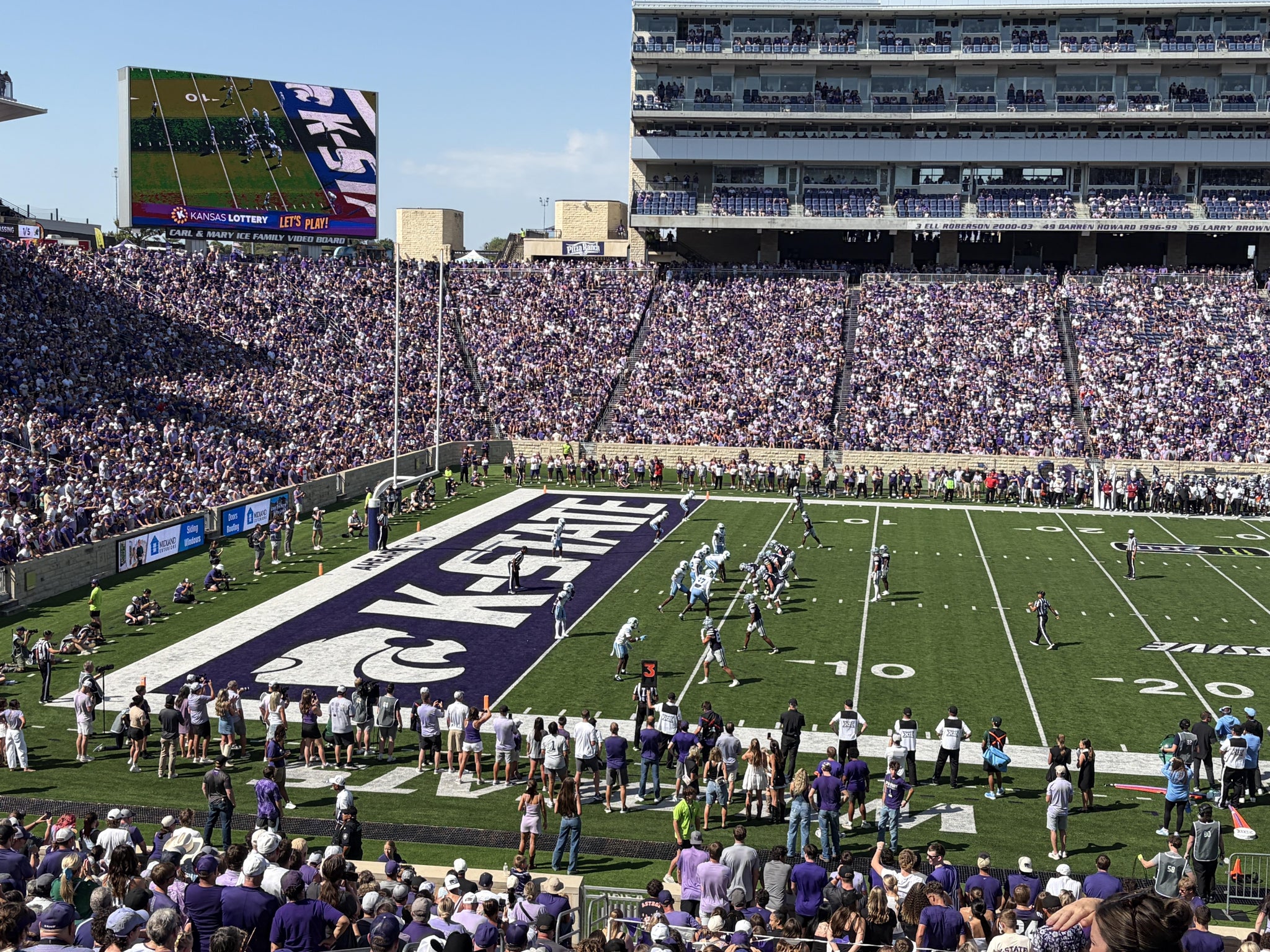 Real Fan View taken from Section 22 at Bill Snyder Family Stadium by Joseph B