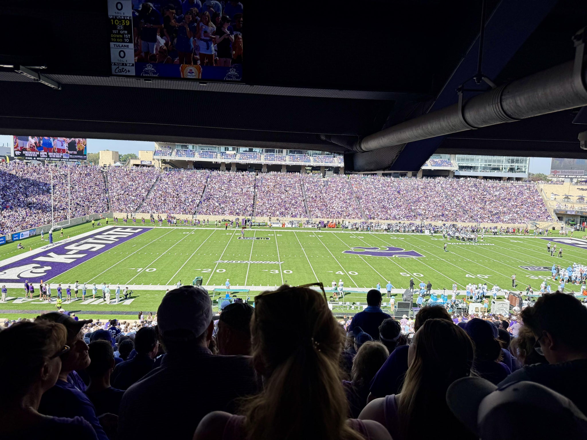 Real Fan View taken from Section 23 at Bill Snyder Family Stadium by Kelly W