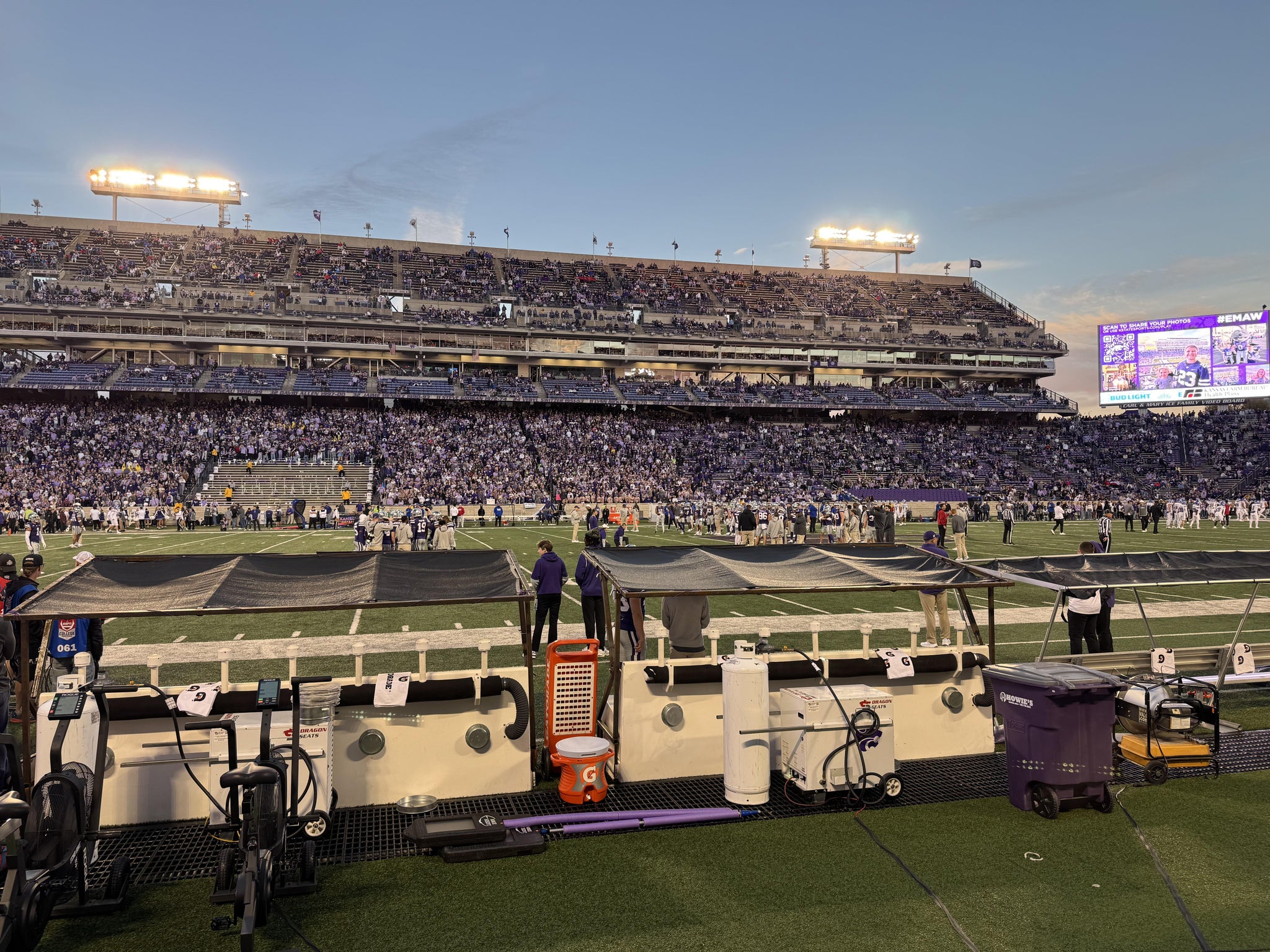 Real Fan View taken from Section 4 at Bill Snyder Family Stadium by Nicole B