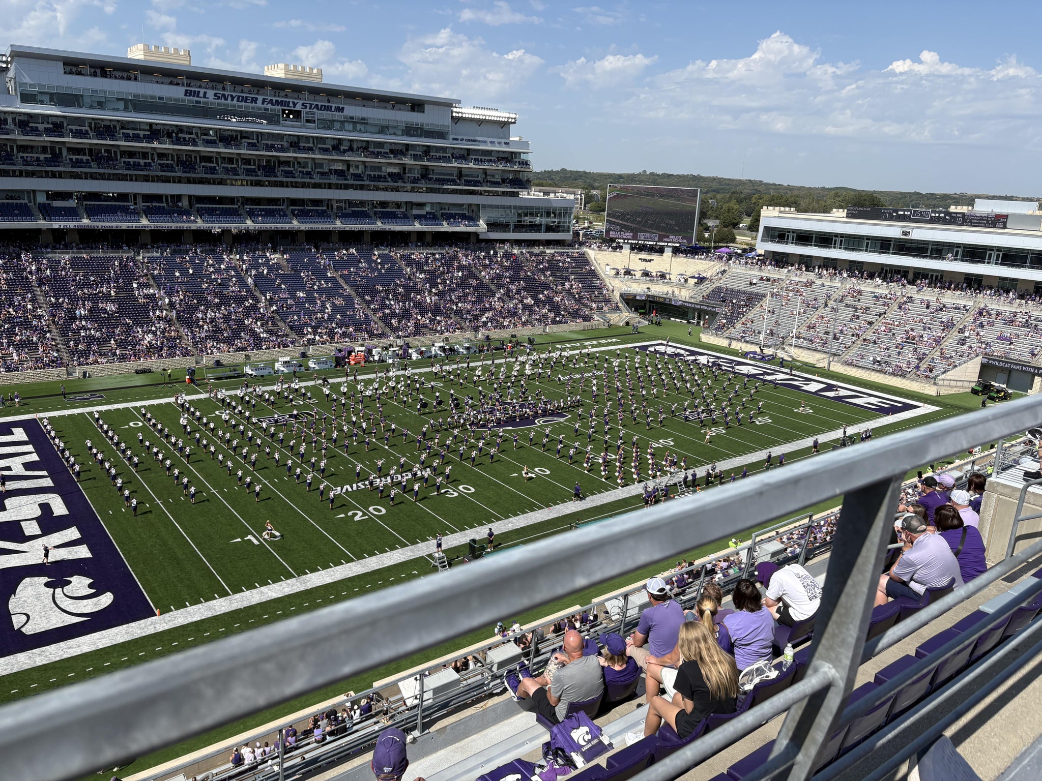 Real Fan View taken from Section 421 at Bill Snyder Family Stadium by Anonymous User