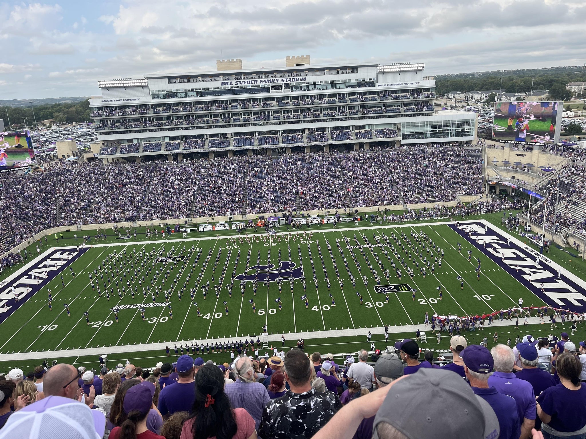 Real Fan View taken from Section 425 at Bill Snyder Family Stadium by Hope H