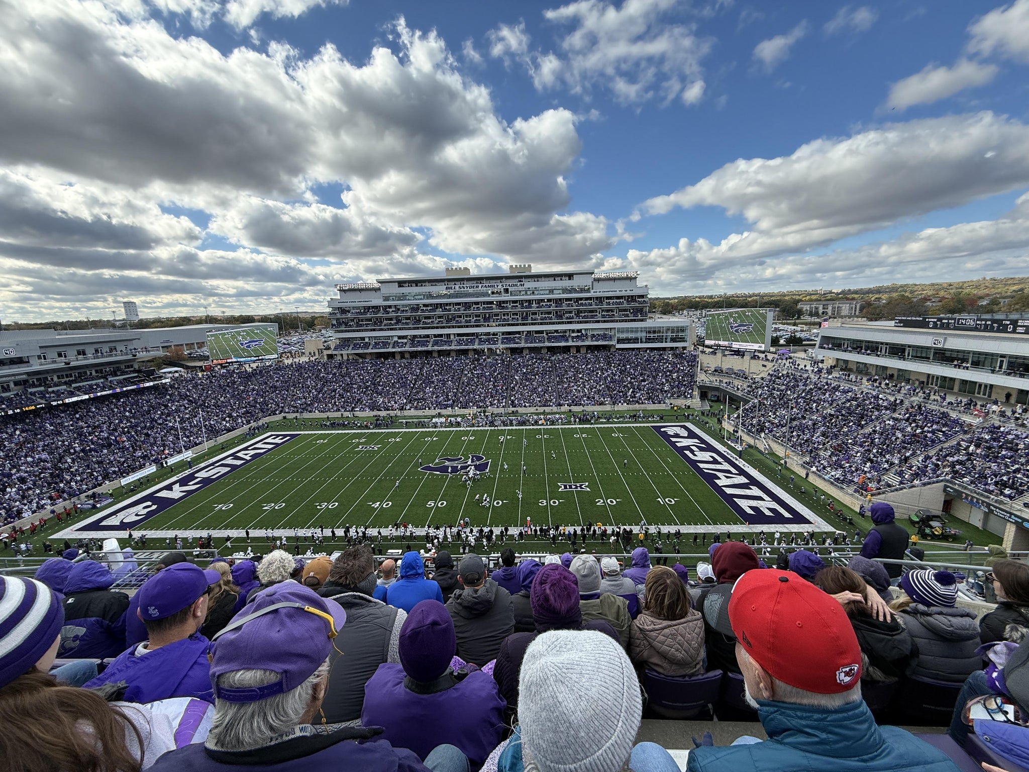 Real Fan View taken from Section 426 at Bill Snyder Family Stadium by Thomas S