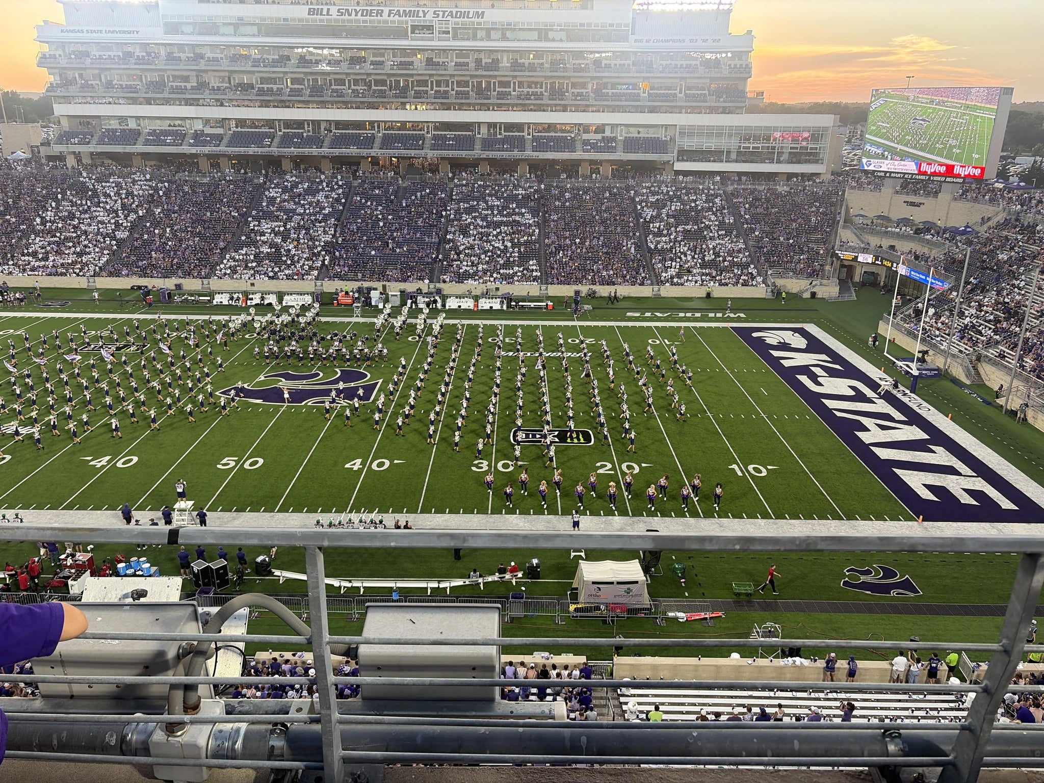 Real Fan View taken from Section 426 at Bill Snyder Family Stadium by Jestin J