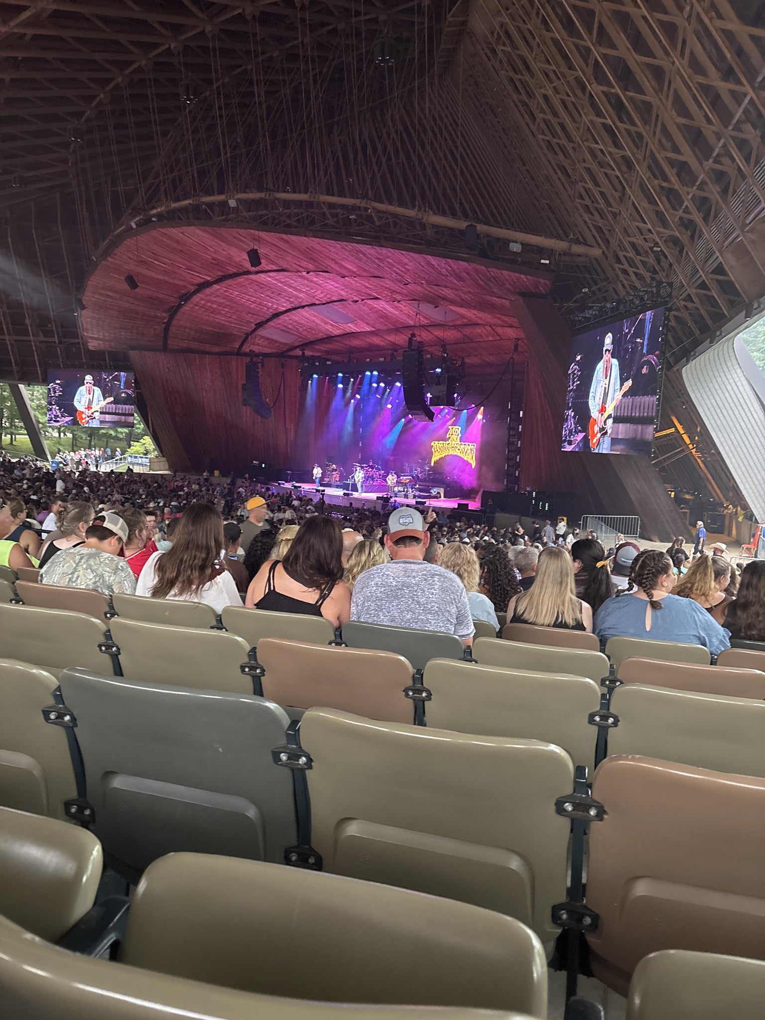 Real Fan View taken from Pavilion 32 at Blossom Music Center by Jessica P