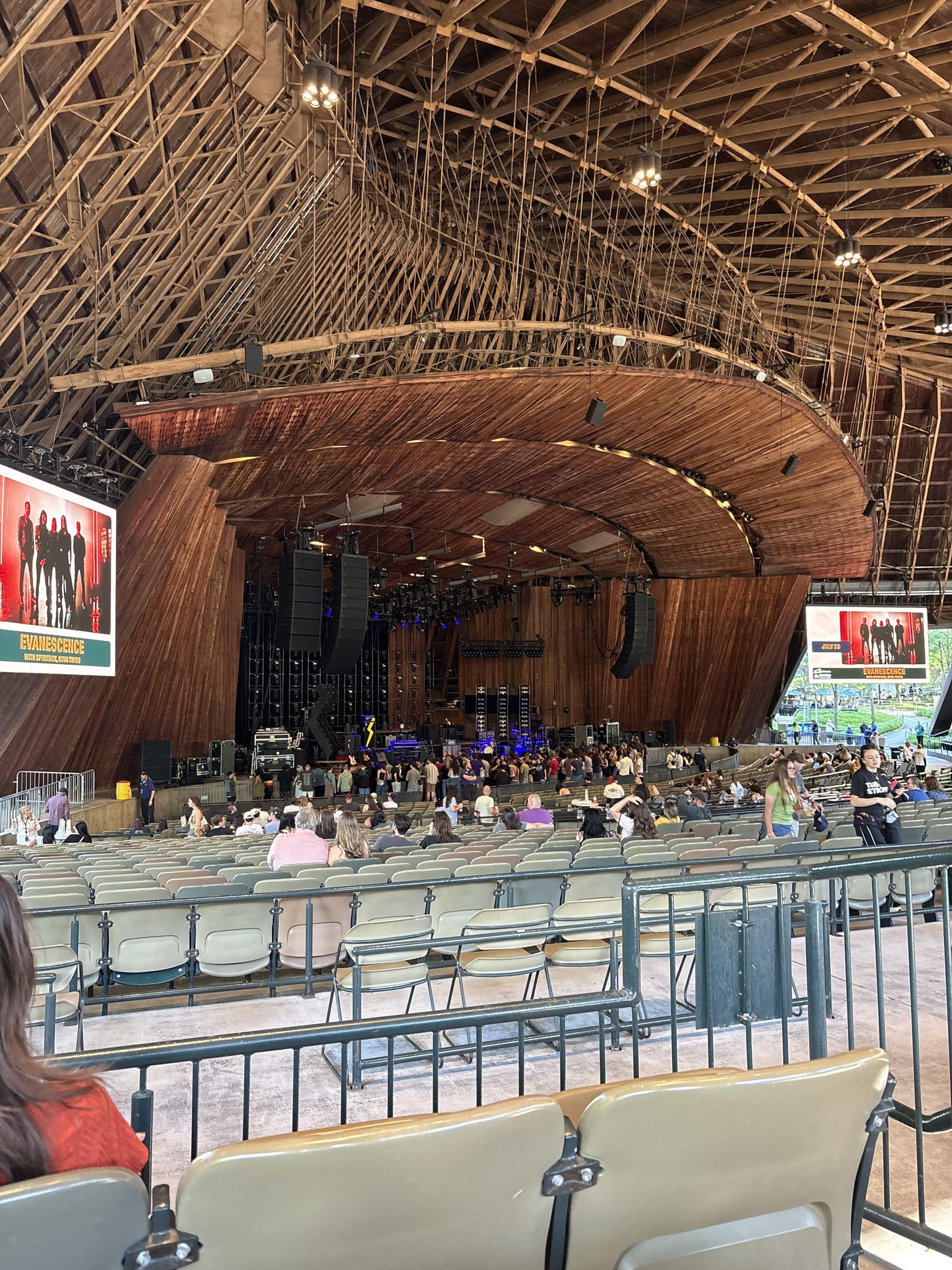 Real Fan View taken from Pavilion 38 at Blossom Music Center by David B