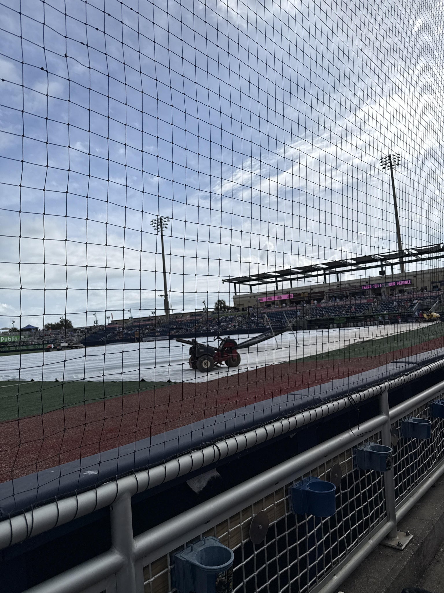 Real Fan View taken from Section 111 at Blue Wahoos Stadium by Nicholas L