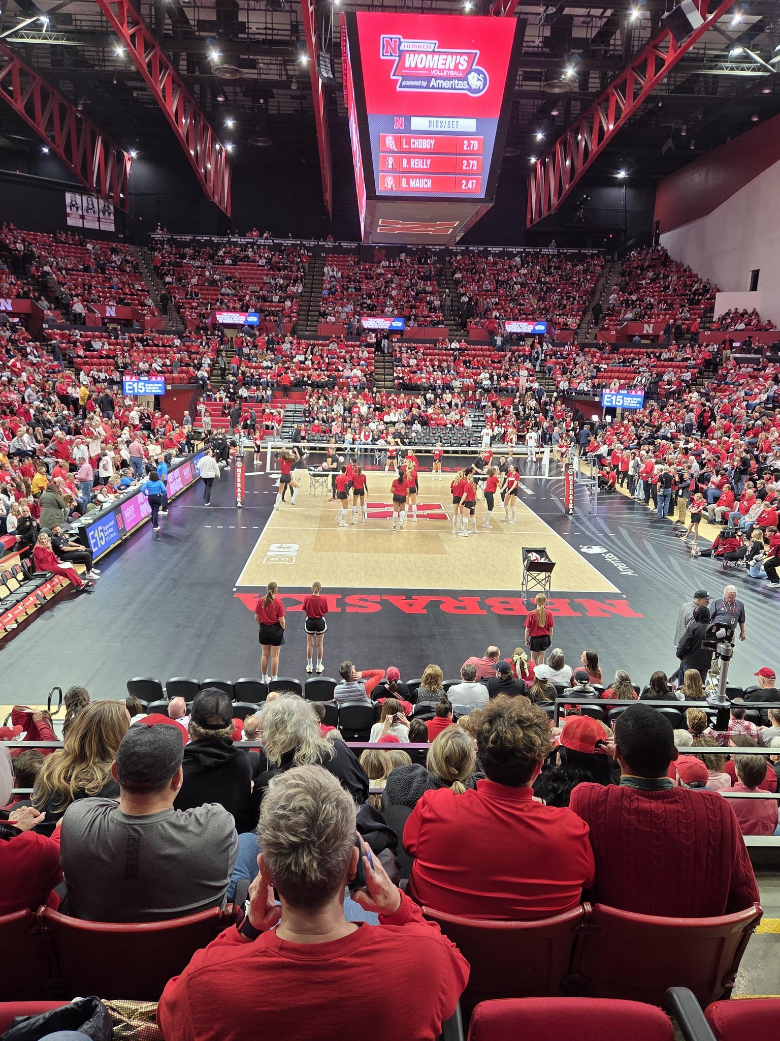 Real Fan View taken from Section 13 at Bob Devaney Sports Center by Kyle A