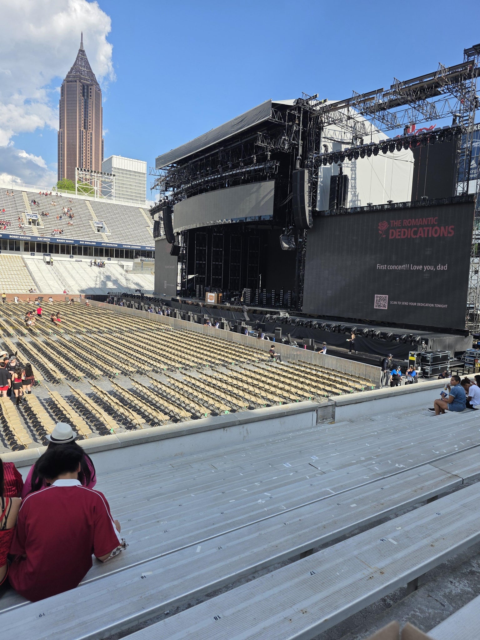 Real Fan View taken from Section 105 at Bobby Dodd Stadium by Gisel M