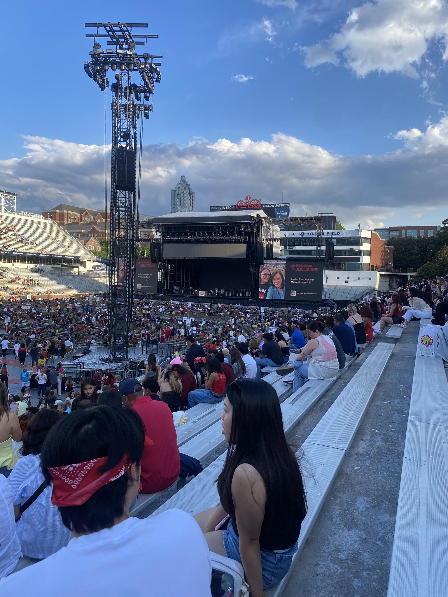 Real Fan View taken from Section 111 at Bobby Dodd Stadium by Blessing K