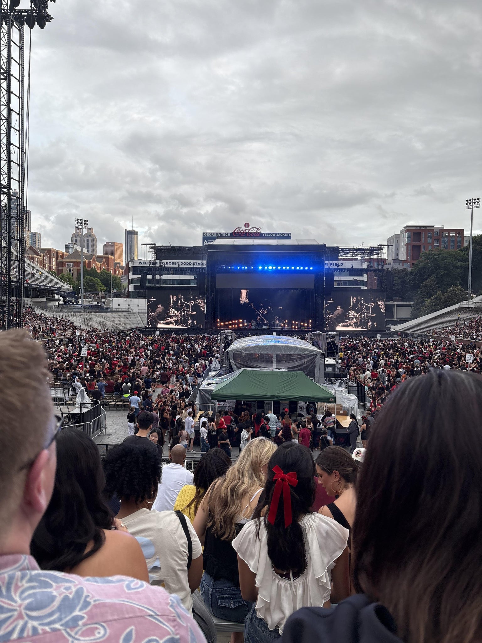 Real Fan View taken from 116 Lower at Bobby Dodd Stadium by Anonymous User