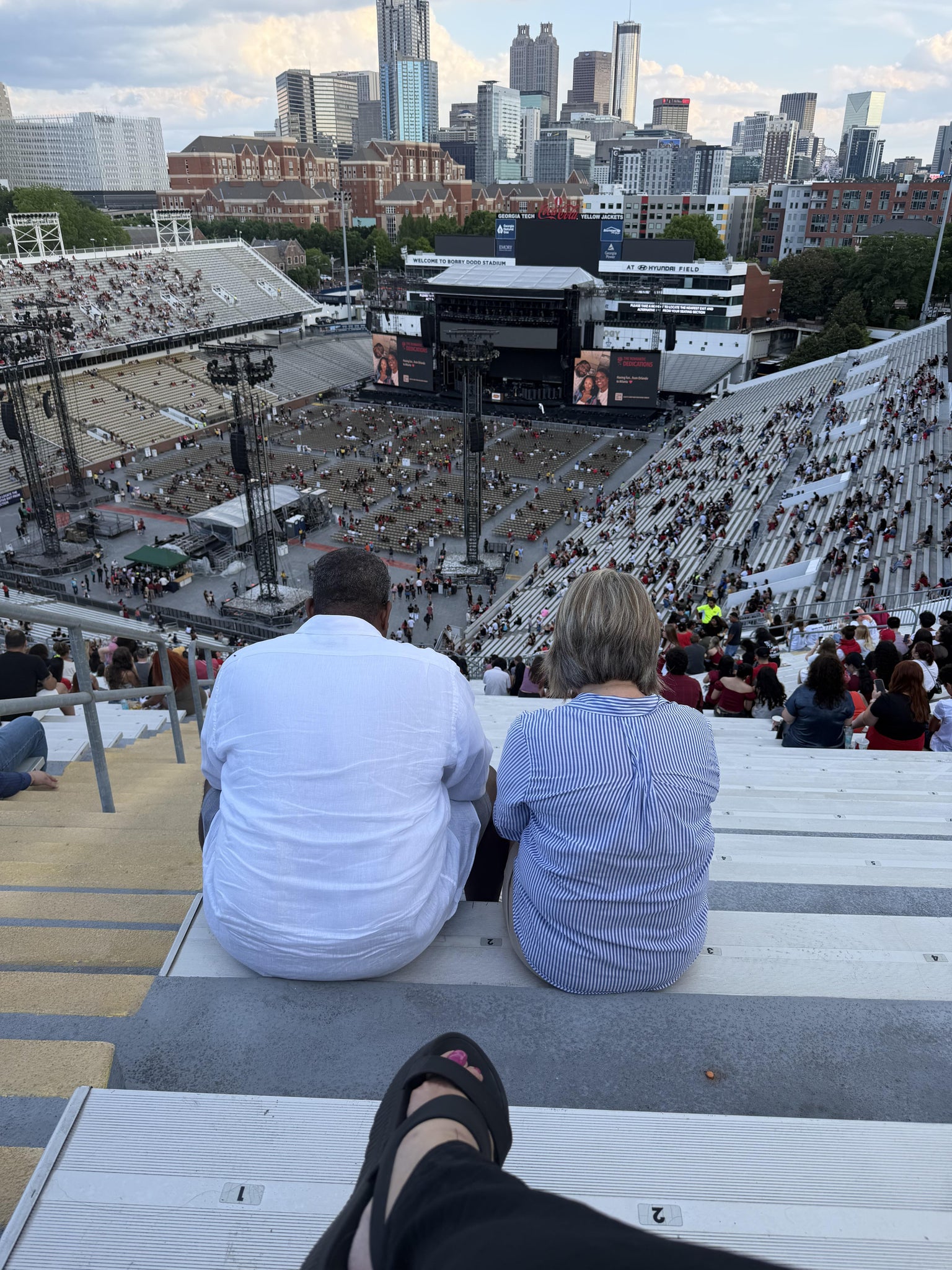 Real Fan View taken from Section 210 at Bobby Dodd Stadium by Misti N