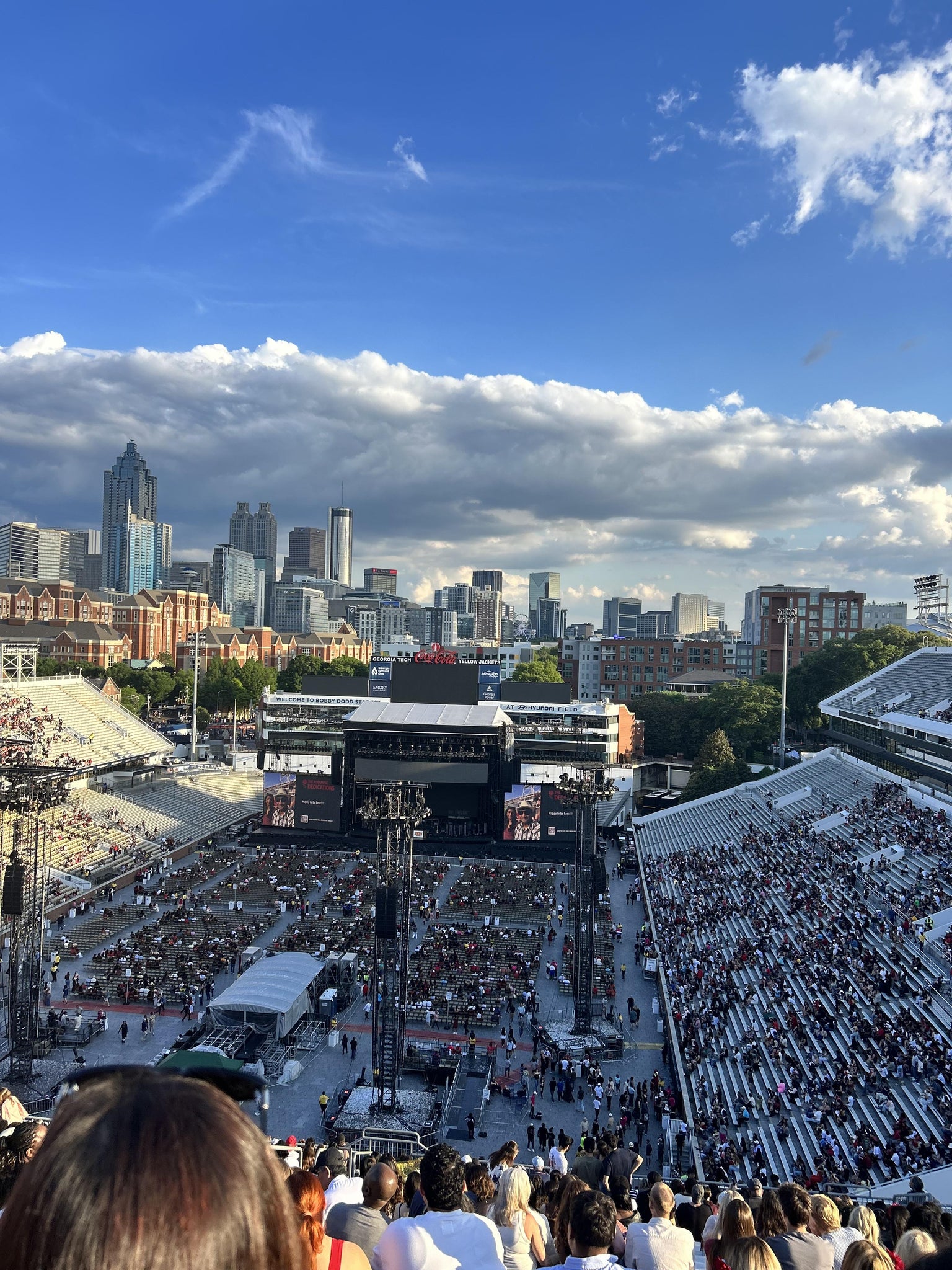 Real Fan View taken from Section 213 at Bobby Dodd Stadium by Anonymous User