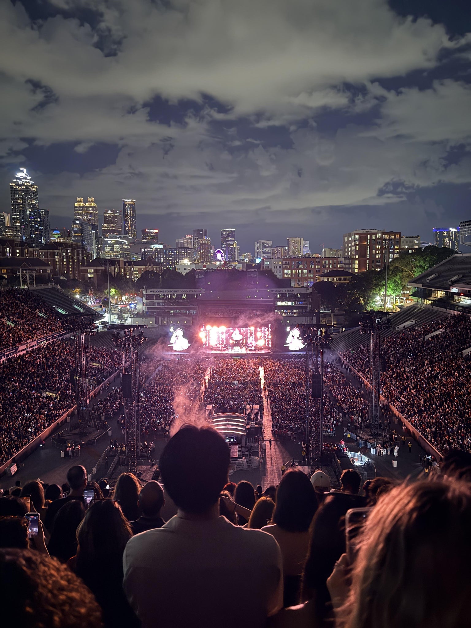 Real Fan View taken from Section 215 at Bobby Dodd Stadium by Anonymous User