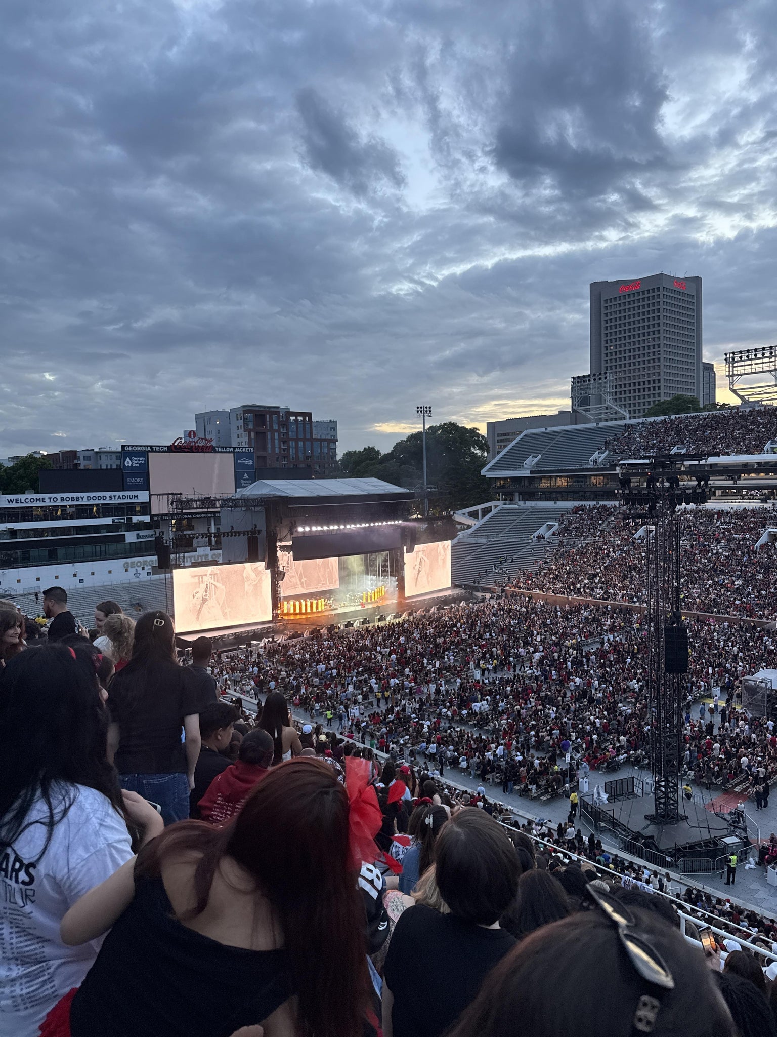 Real Fan View taken from Section 221 at Bobby Dodd Stadium by Mj W