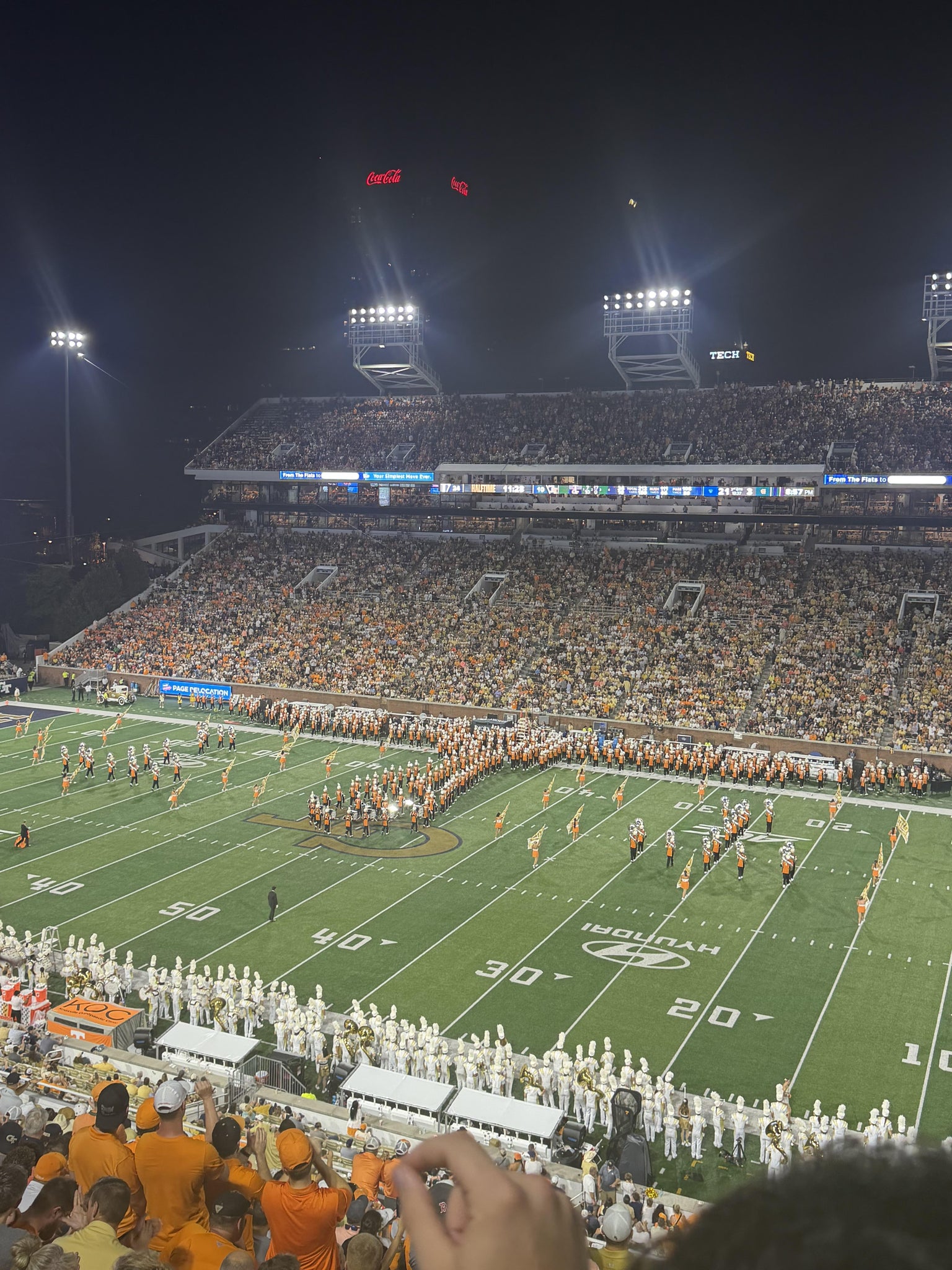 Real Fan View taken from Section 223 at Bobby Dodd Stadium by Maria G