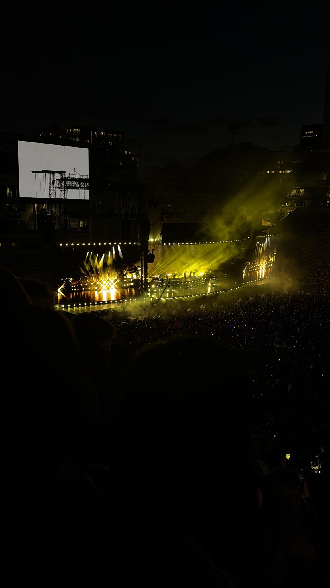 Real Fan View taken from 224 Lower at Bobby Dodd Stadium by Anonymous User