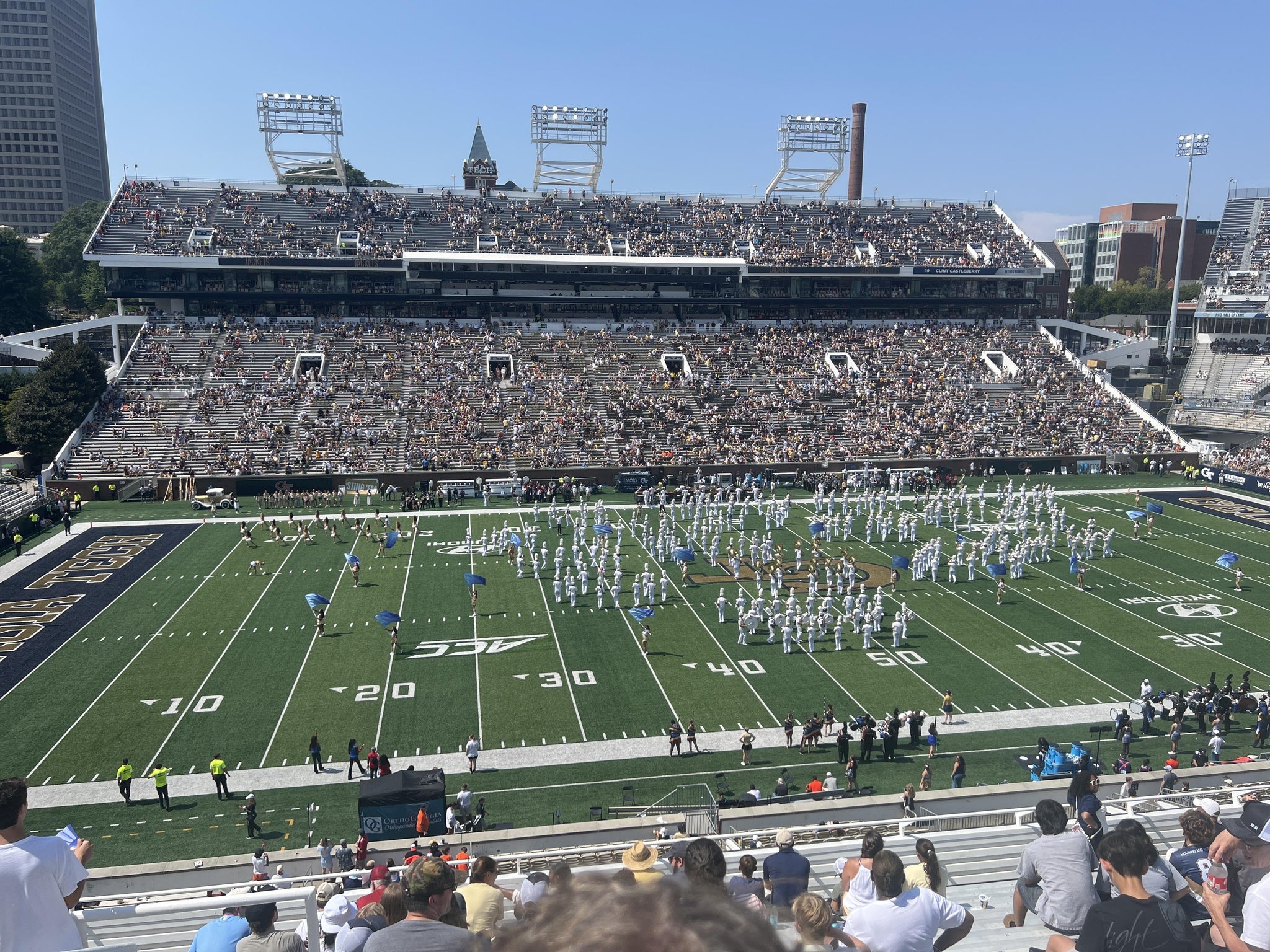 Real Fan View taken from 226 Upper at Bobby Dodd Stadium by Bryan H