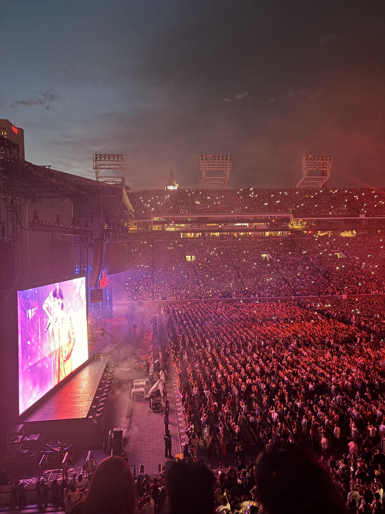 Real Fan View taken from Section 227 at Bobby Dodd Stadium by Jaiya D