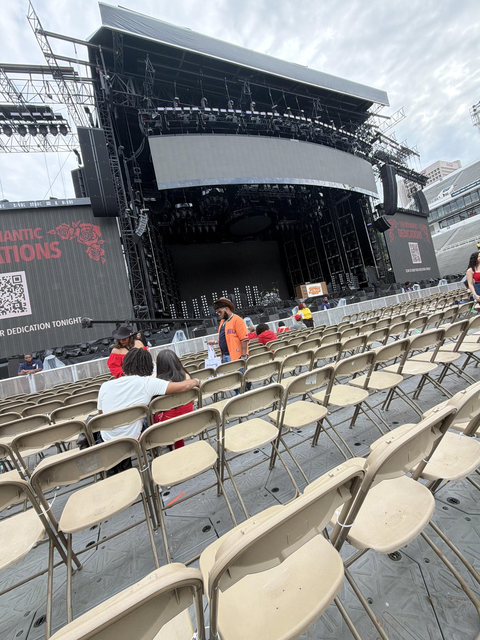 Real Fan View taken from Floor D at Bobby Dodd Stadium by Decarlo A