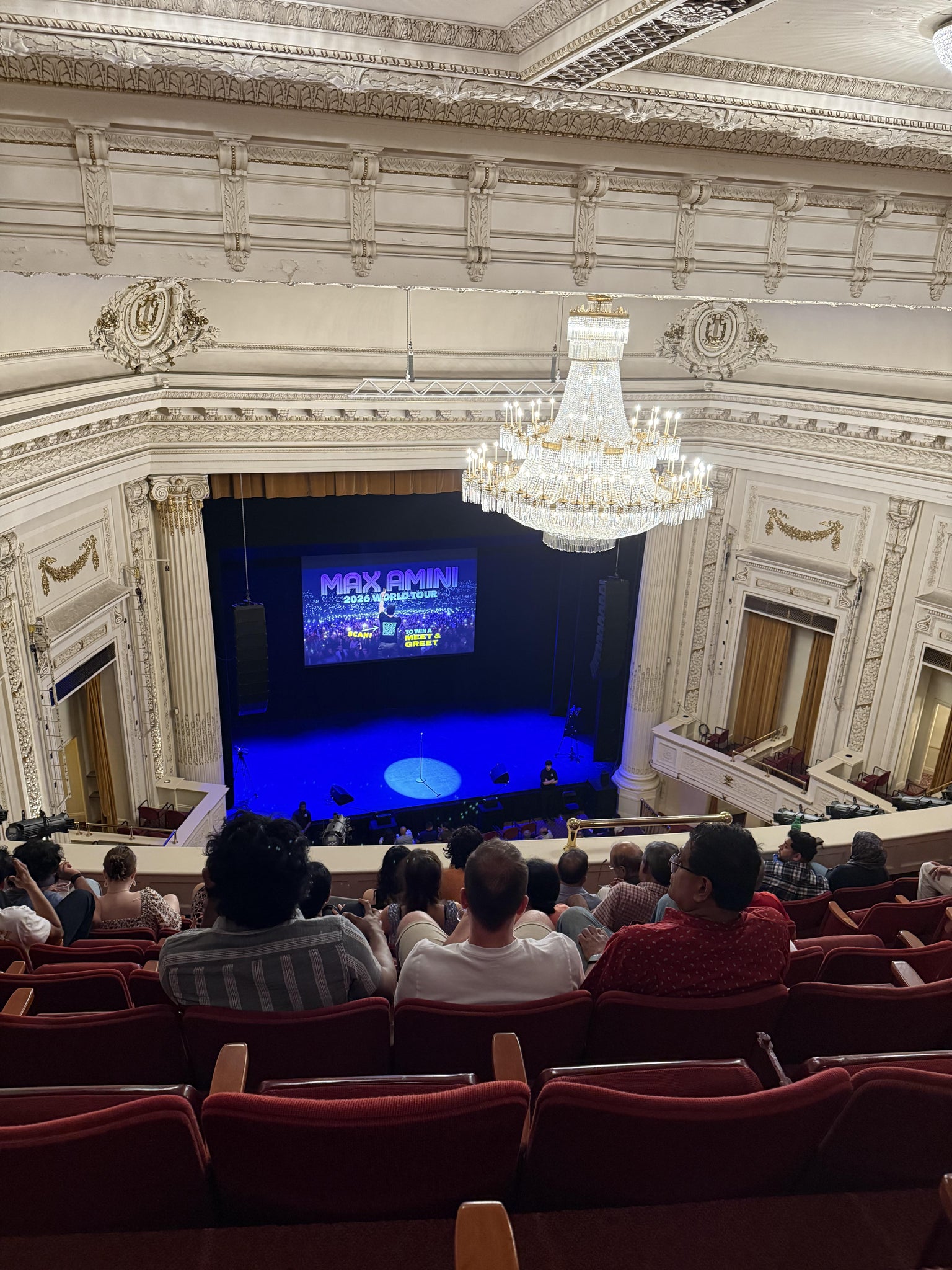 Real Fan View taken from Balcony Left at Boch Center Shubert Theatre by Sepand G