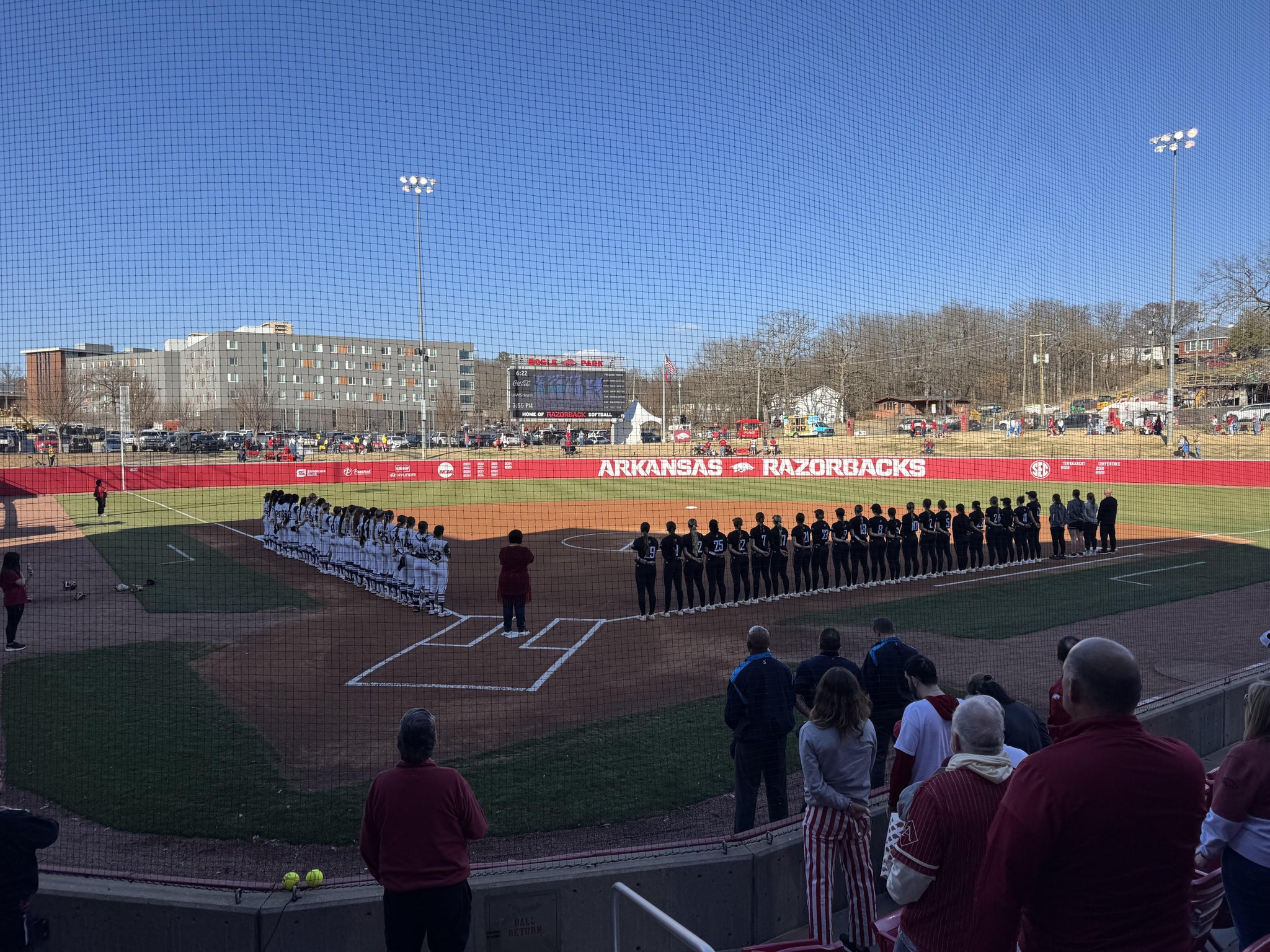 Real Fan View taken from GA Chairbacks at Bogle Park by Dianne B