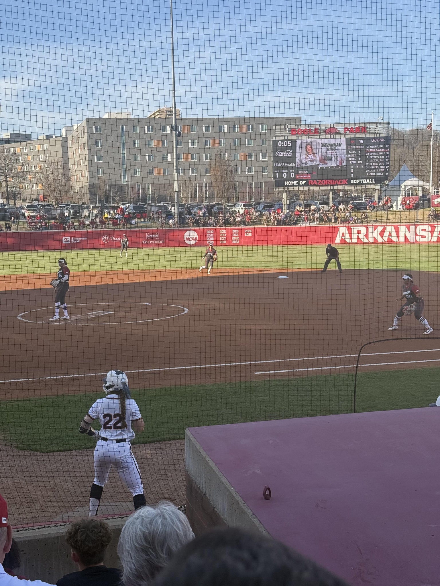 Real Fan View taken from GA Chairbacks at Bogle Park by Tony N