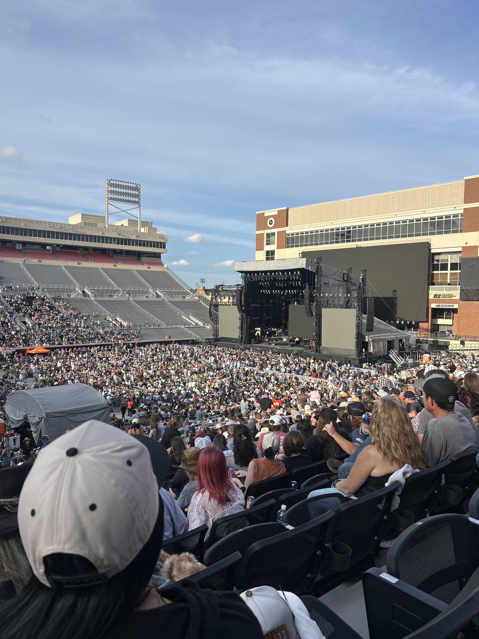 Real Fan View taken from Section 110 at Boone Pickens Stadium by Jaylin J