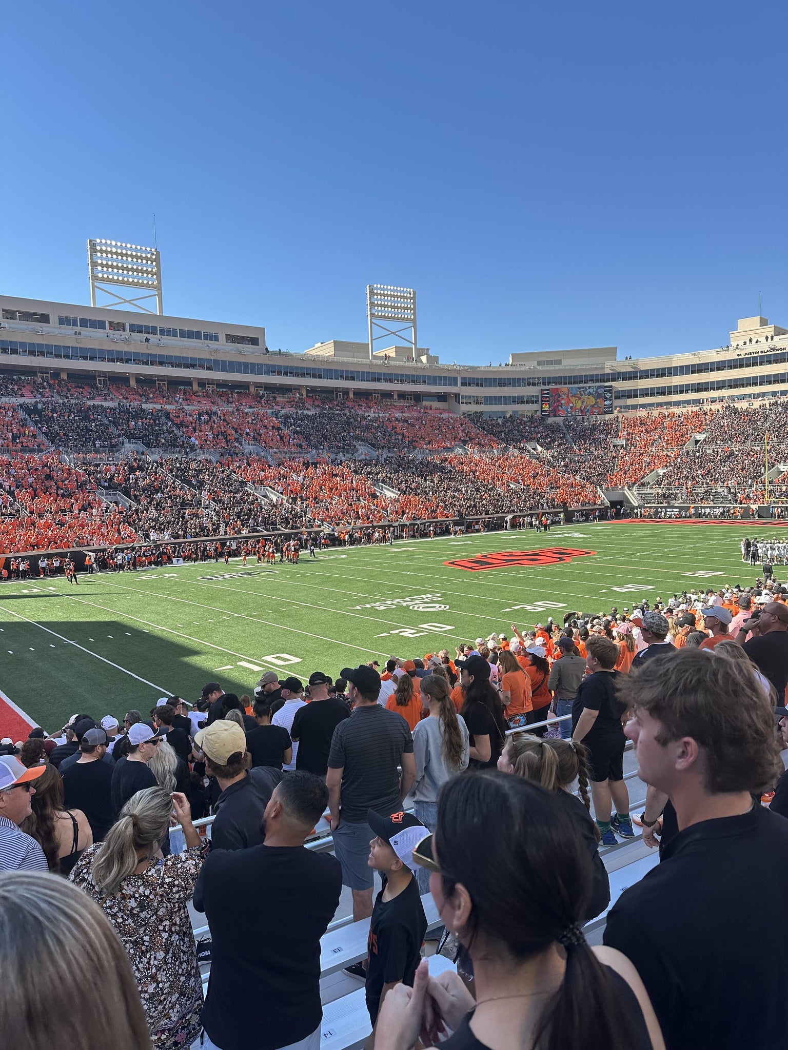 Real Fan View taken from Section 140 at Boone Pickens Stadium by John B