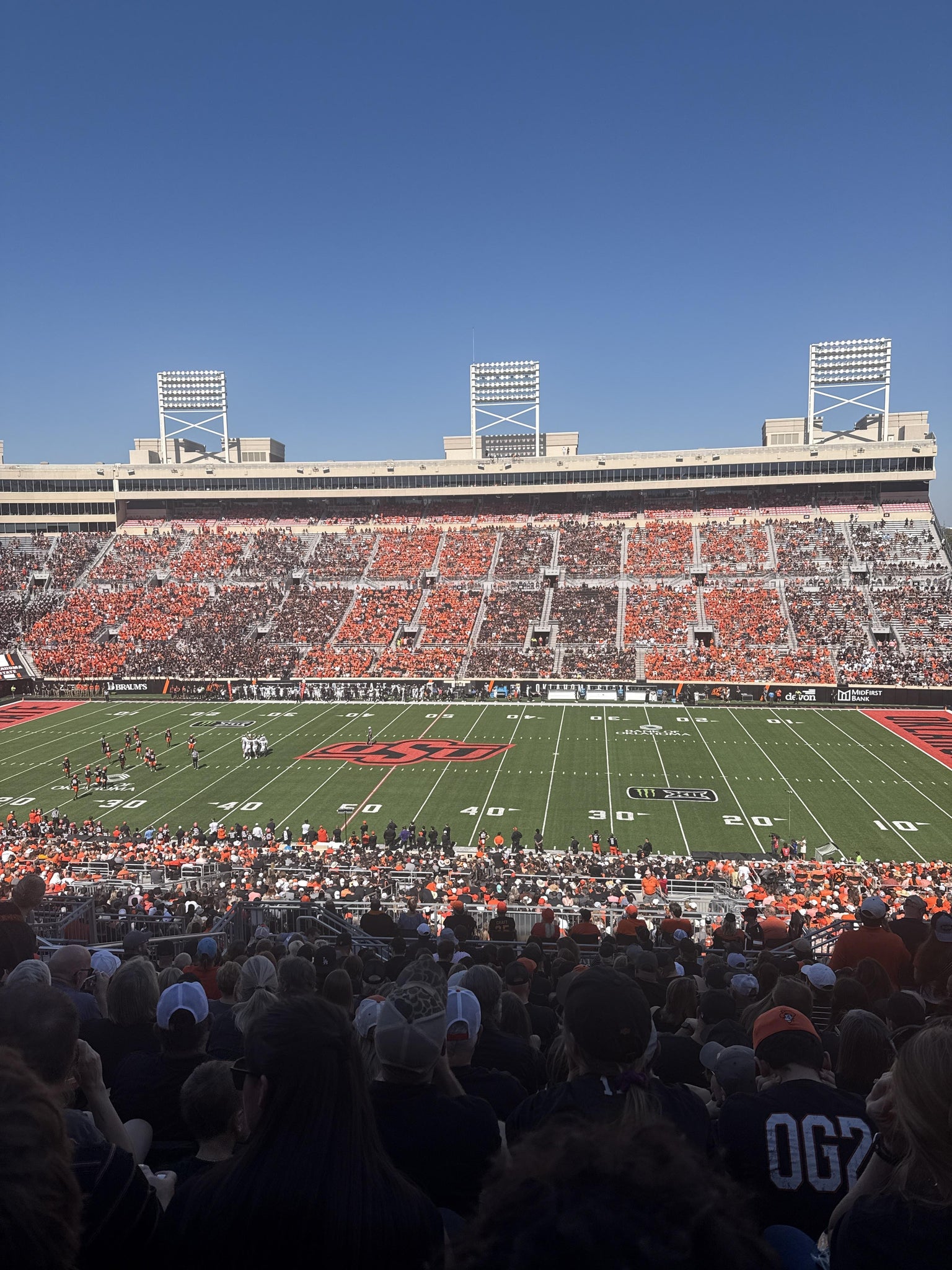 Real Fan View taken from Section 205 at Boone Pickens Stadium by Anonymous User