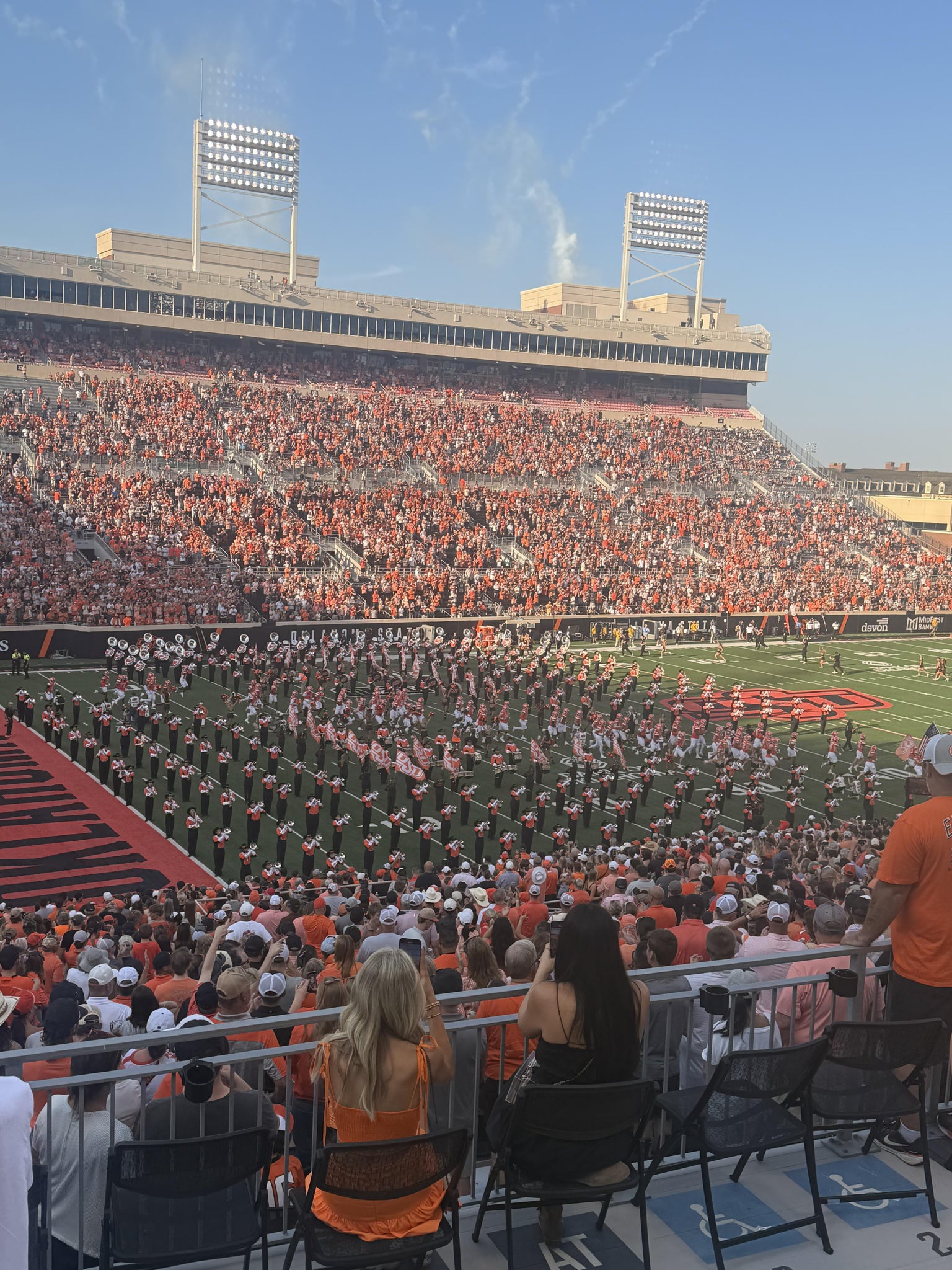 Real Fan View taken from Section 212 at Boone Pickens Stadium by Lauren W