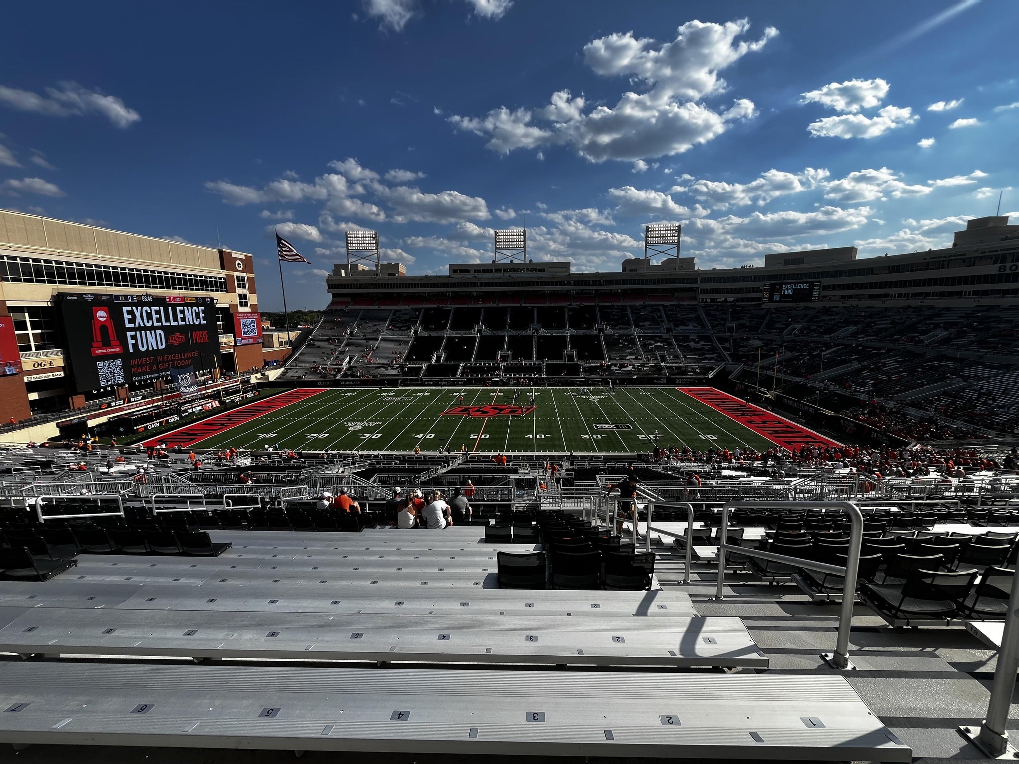 Real Fan View taken from Section 235 at Boone Pickens Stadium by Emilee B