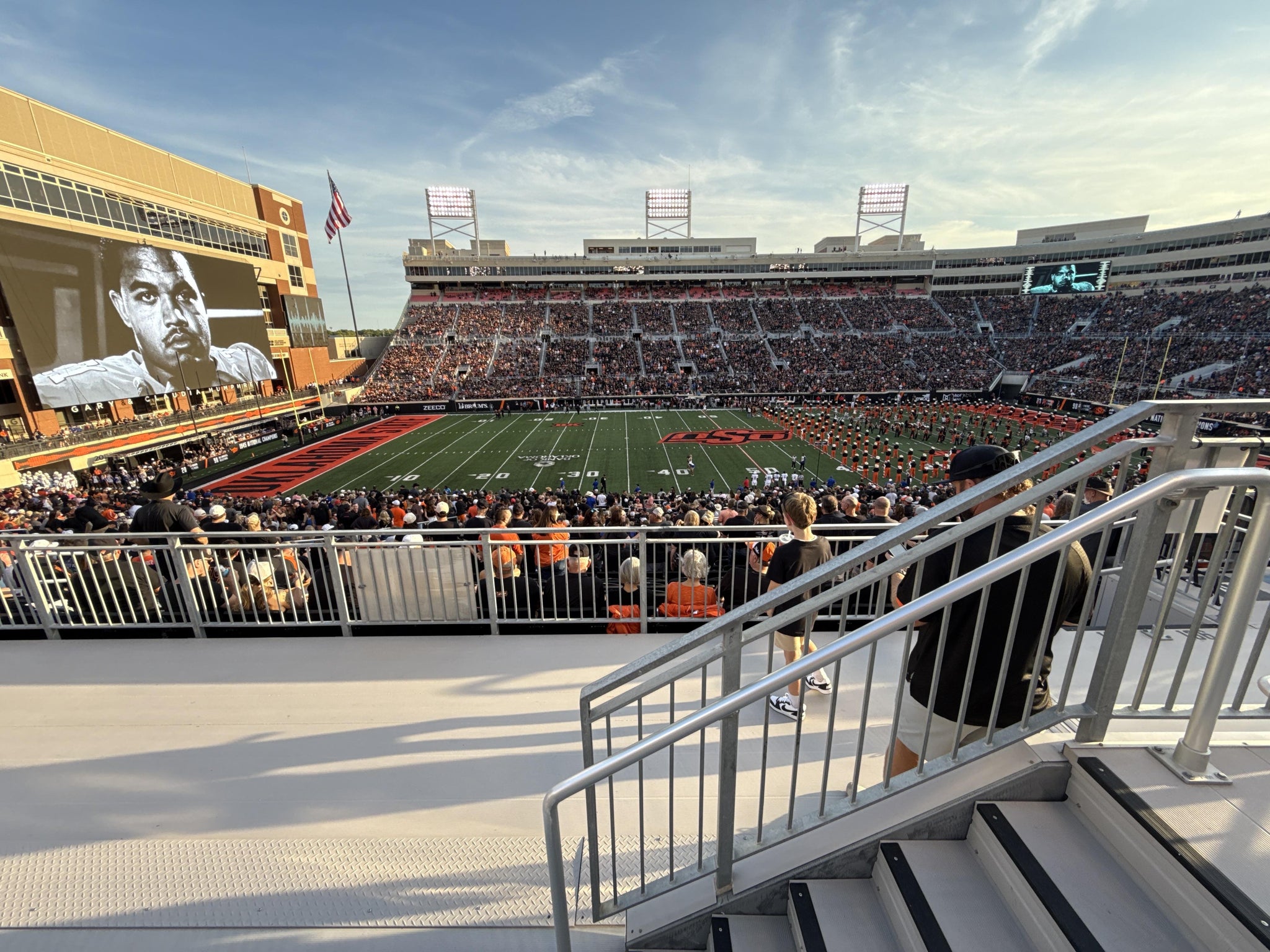 Real Fan View taken from Section 237 at Boone Pickens Stadium by David A