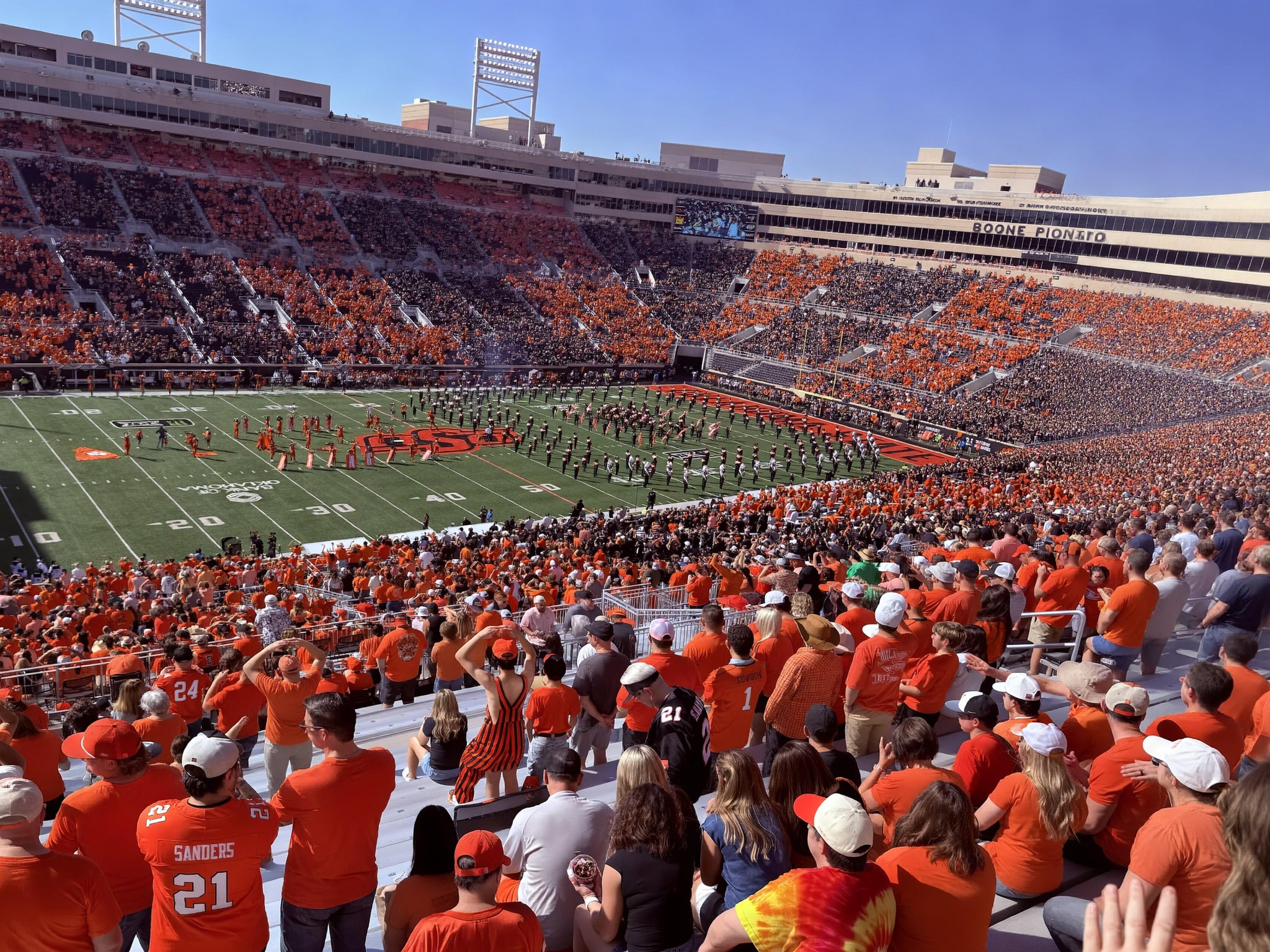 Real Fan View taken from Section 239 at Boone Pickens Stadium by Kenneth H