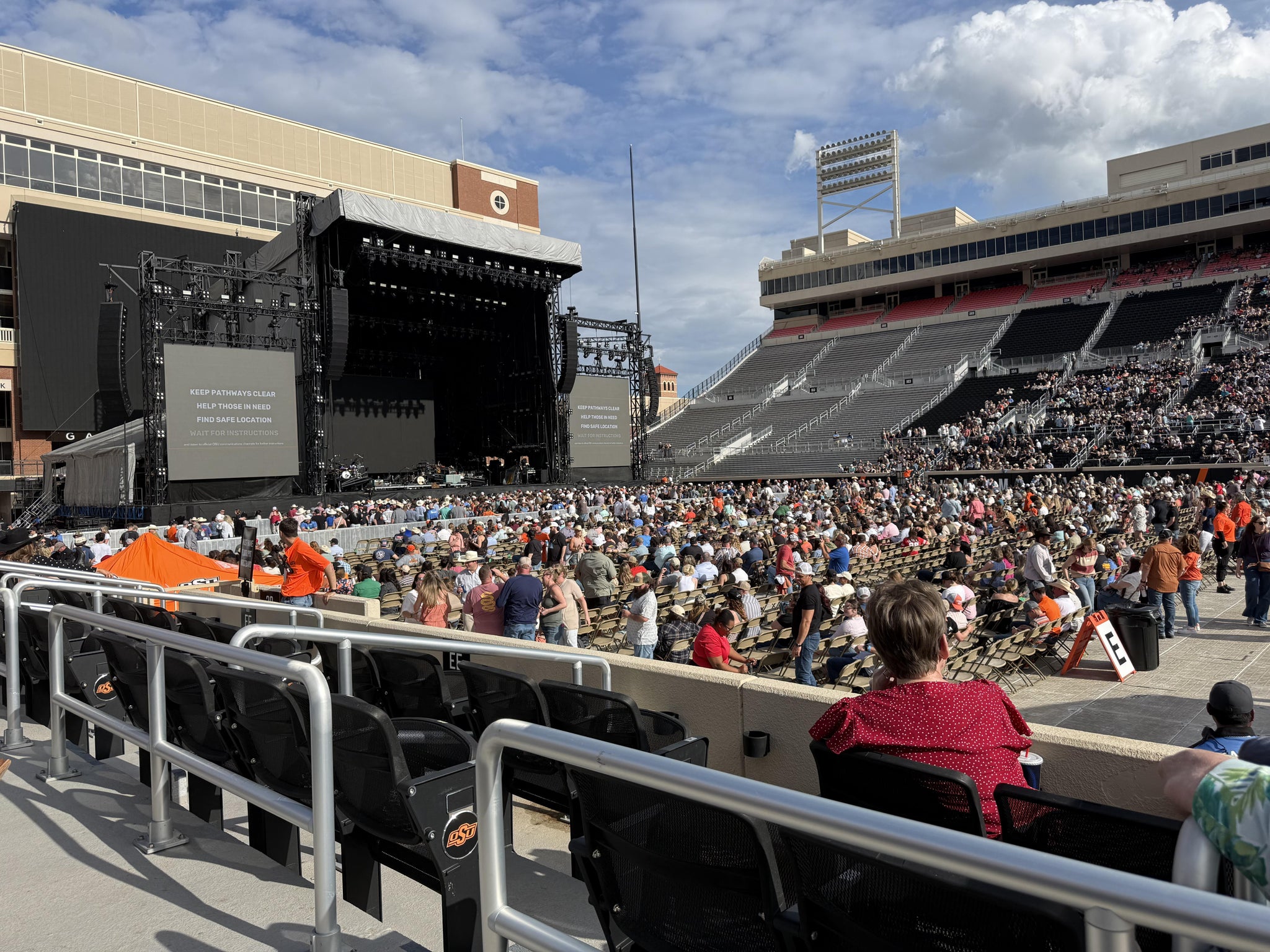Real Fan View taken from Section 37 at Boone Pickens Stadium by Kayla J