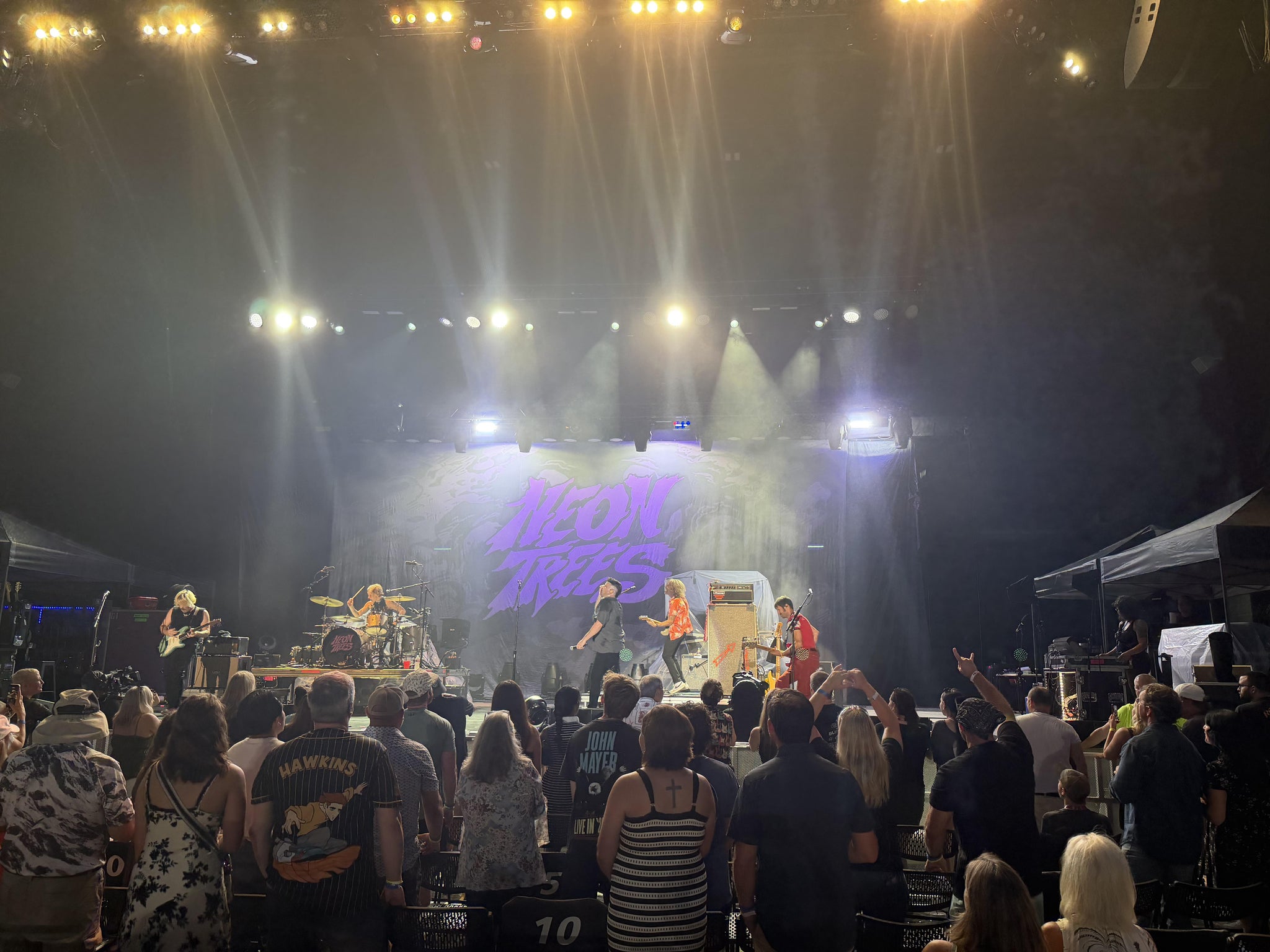 Real Fan View taken from Section 102 at Brandon Amphitheater by Darren F
