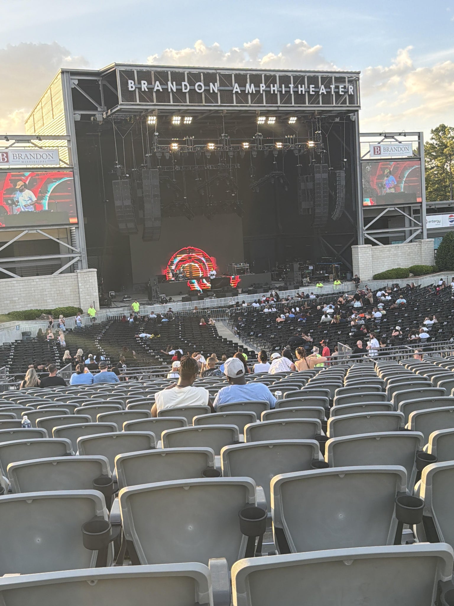 Real Fan View taken from Section 204 at Brandon Amphitheater by Benjamin T