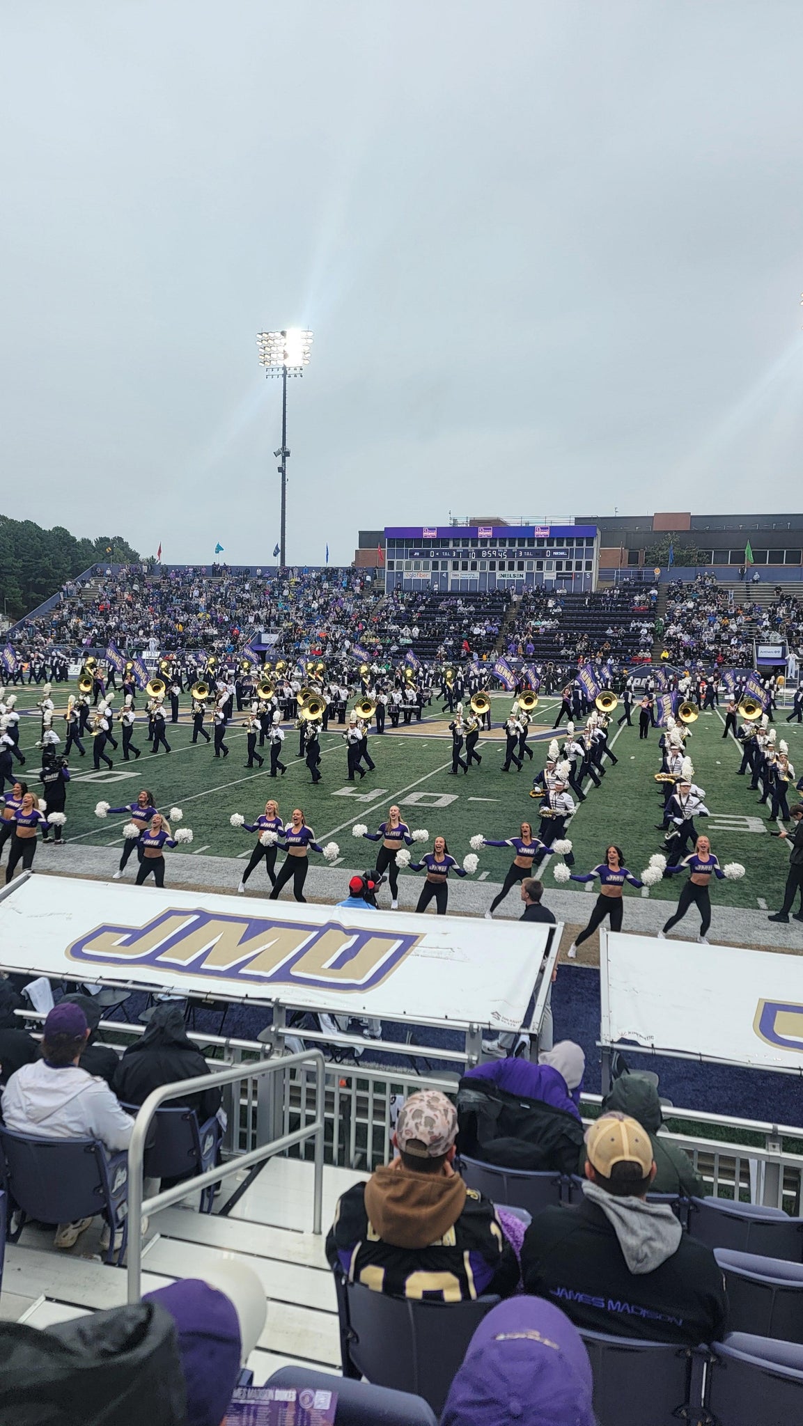 Real Fan View taken from Section 104 at Bridgeforth Stadium by Property R
