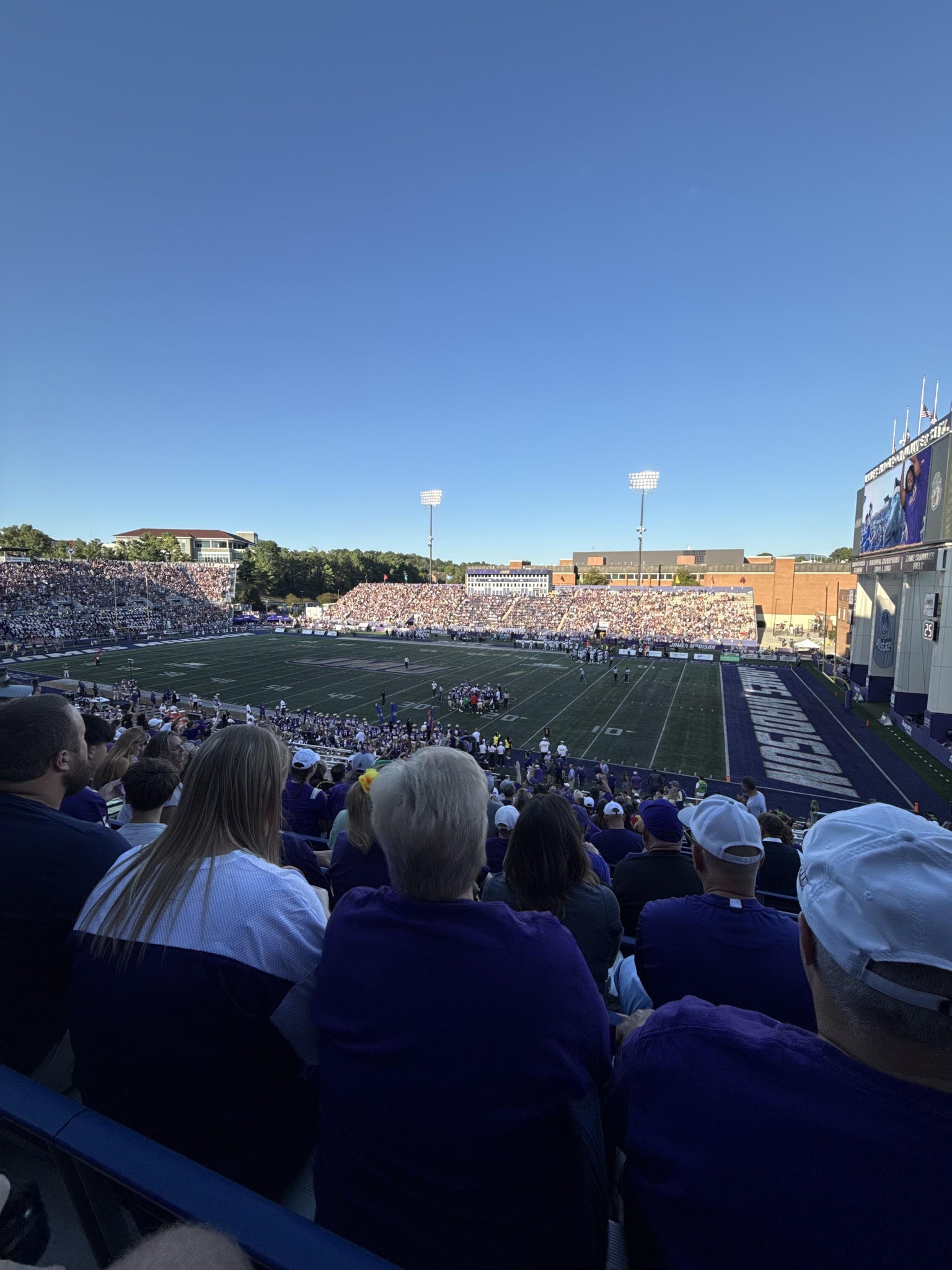 Real Fan View taken from Section 202 at Bridgeforth Stadium by Jw S