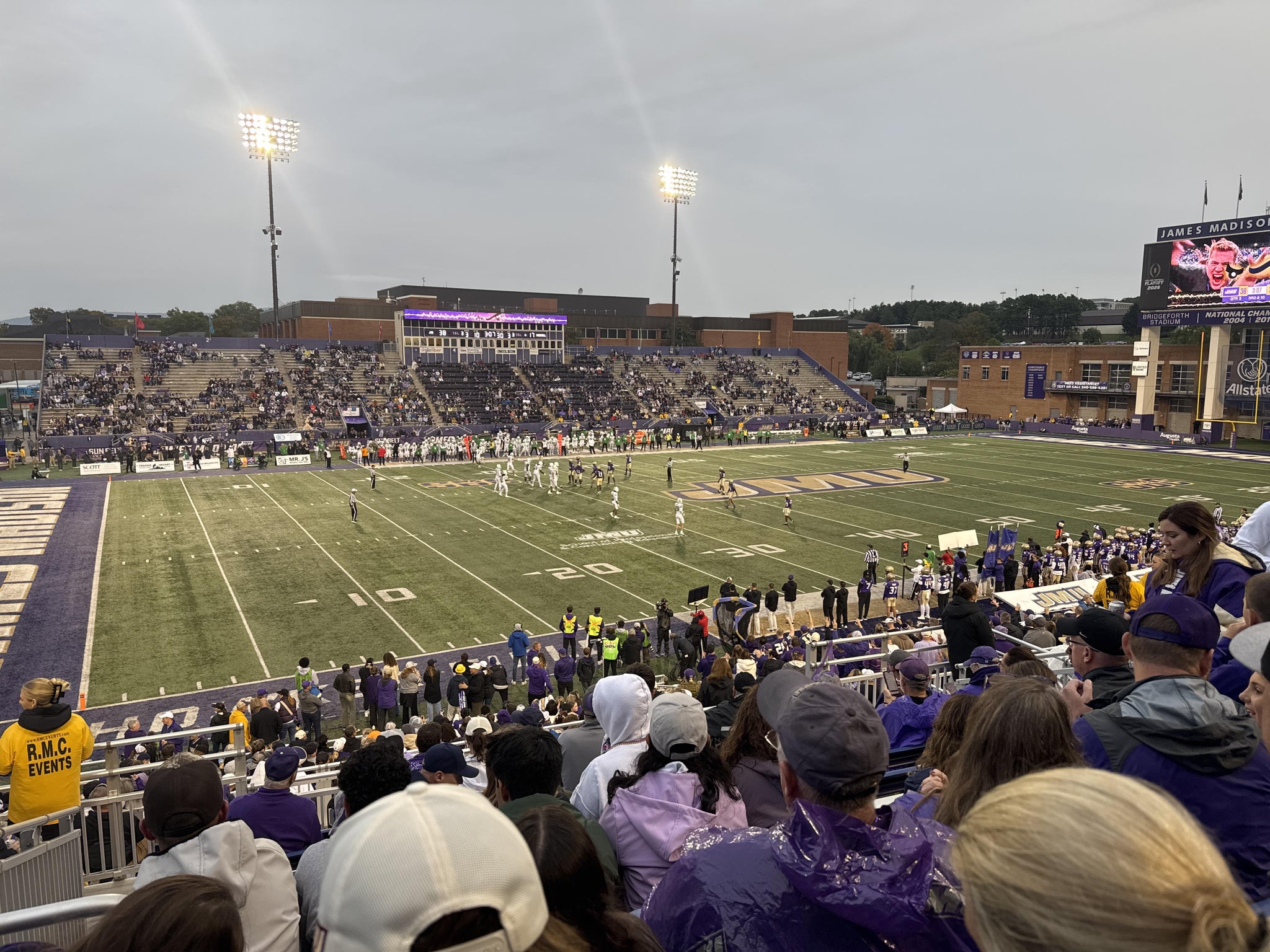 Real Fan View taken from Section 210 at Bridgeforth Stadium by Greg B