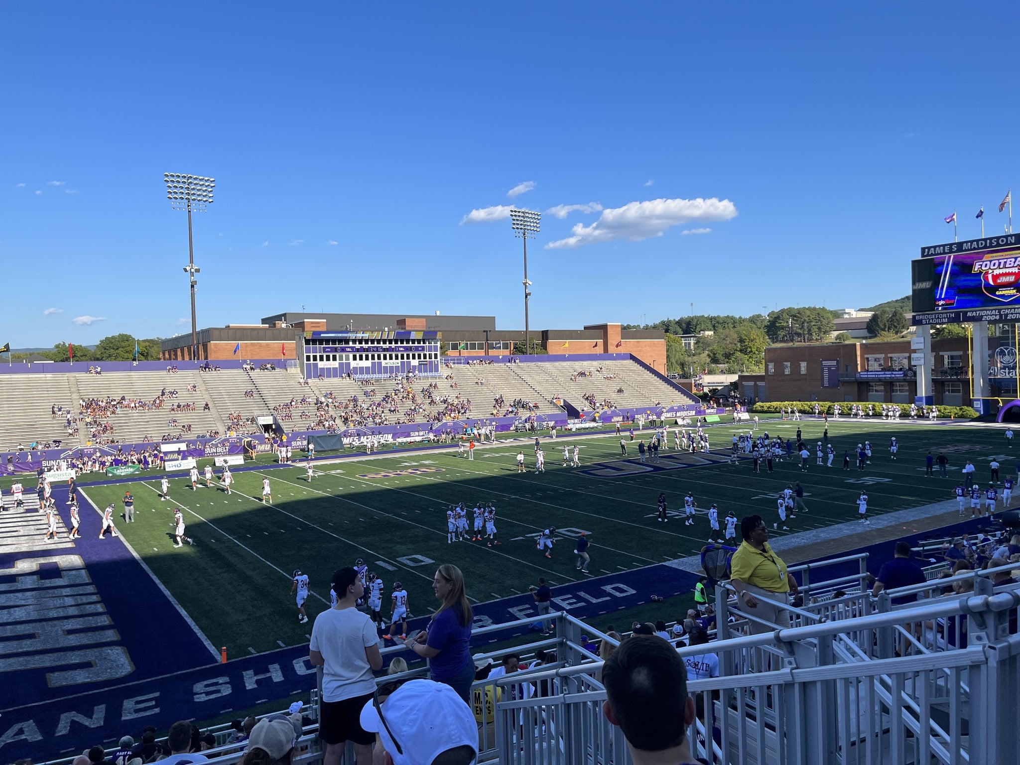 Real Fan View taken from Section 211 at Bridgeforth Stadium by Anonymous User