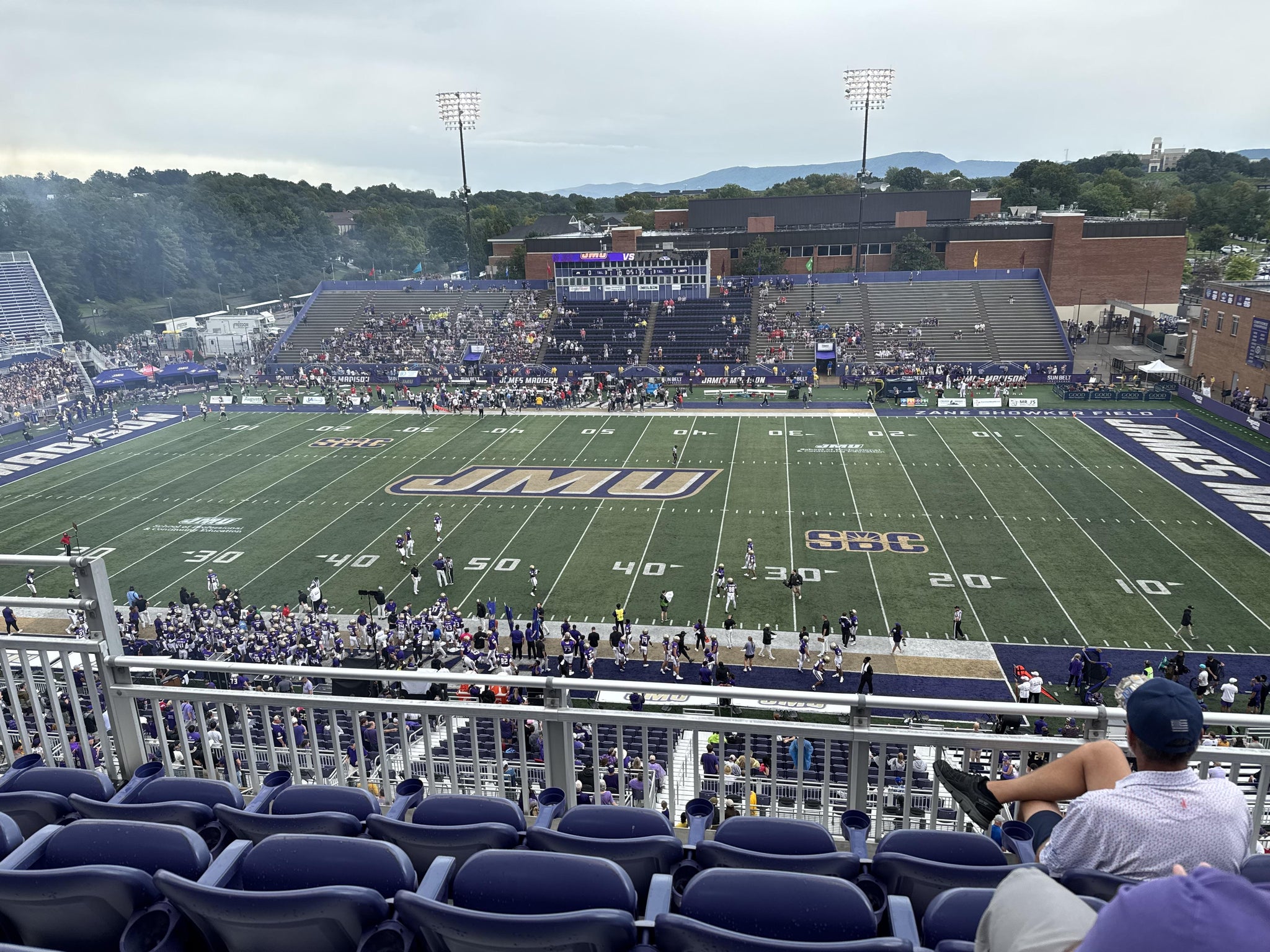 Real Fan View taken from Section 305 at Bridgeforth Stadium by Jane W