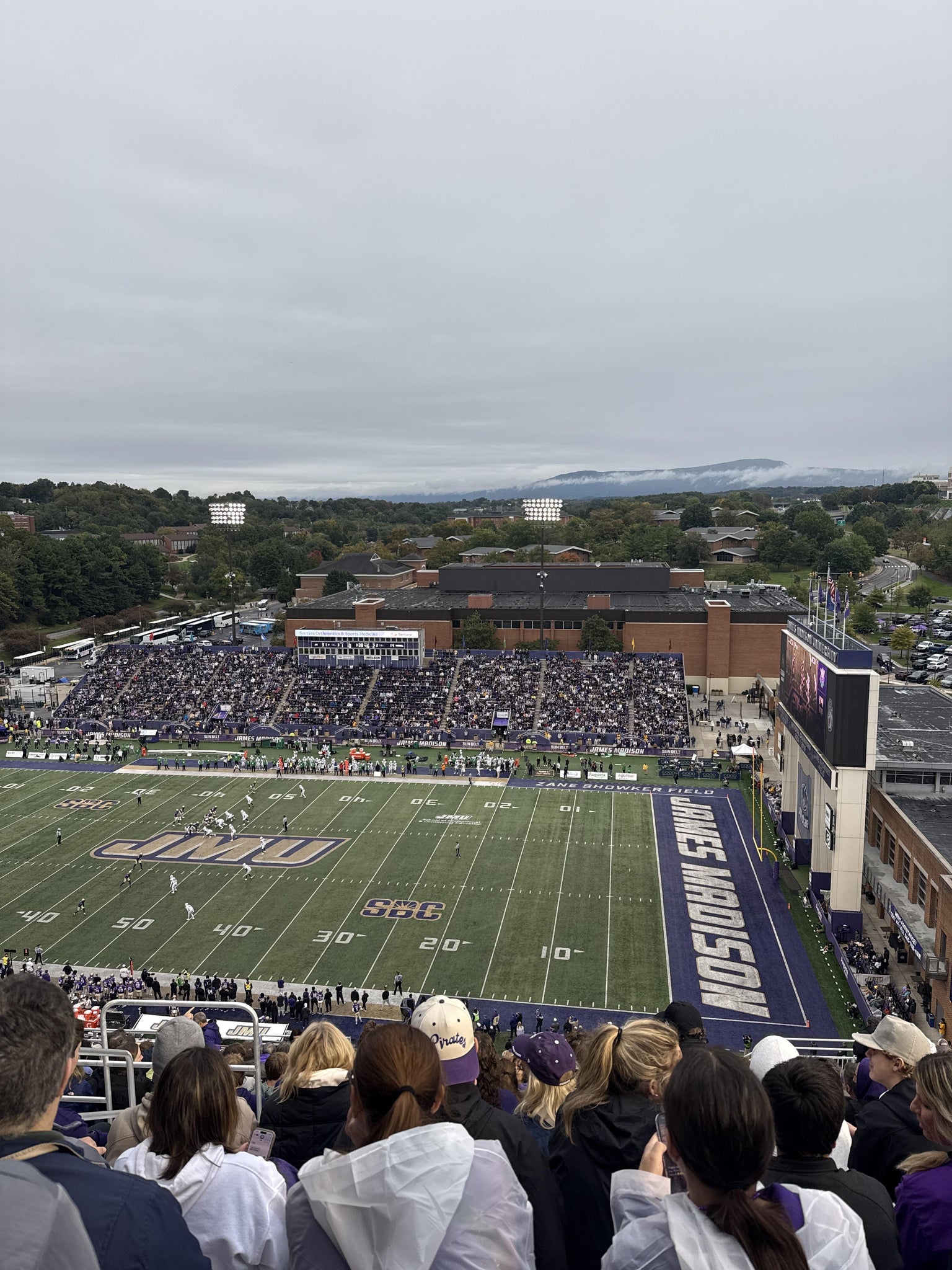 Real Fan View taken from Section 402 at Bridgeforth Stadium by Stephanie H