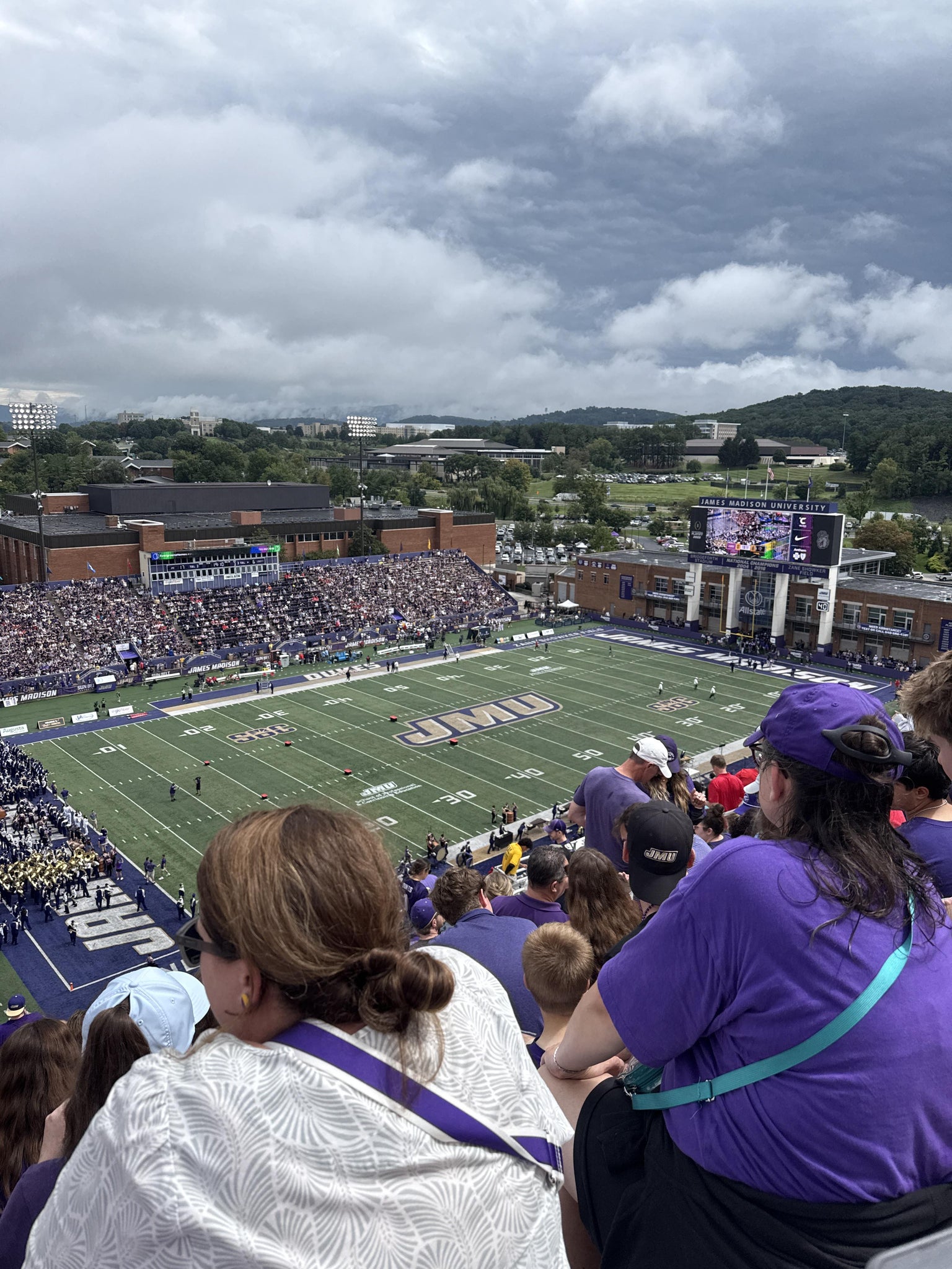 Real Fan View taken from Section 411 at Bridgeforth Stadium by Taylor J