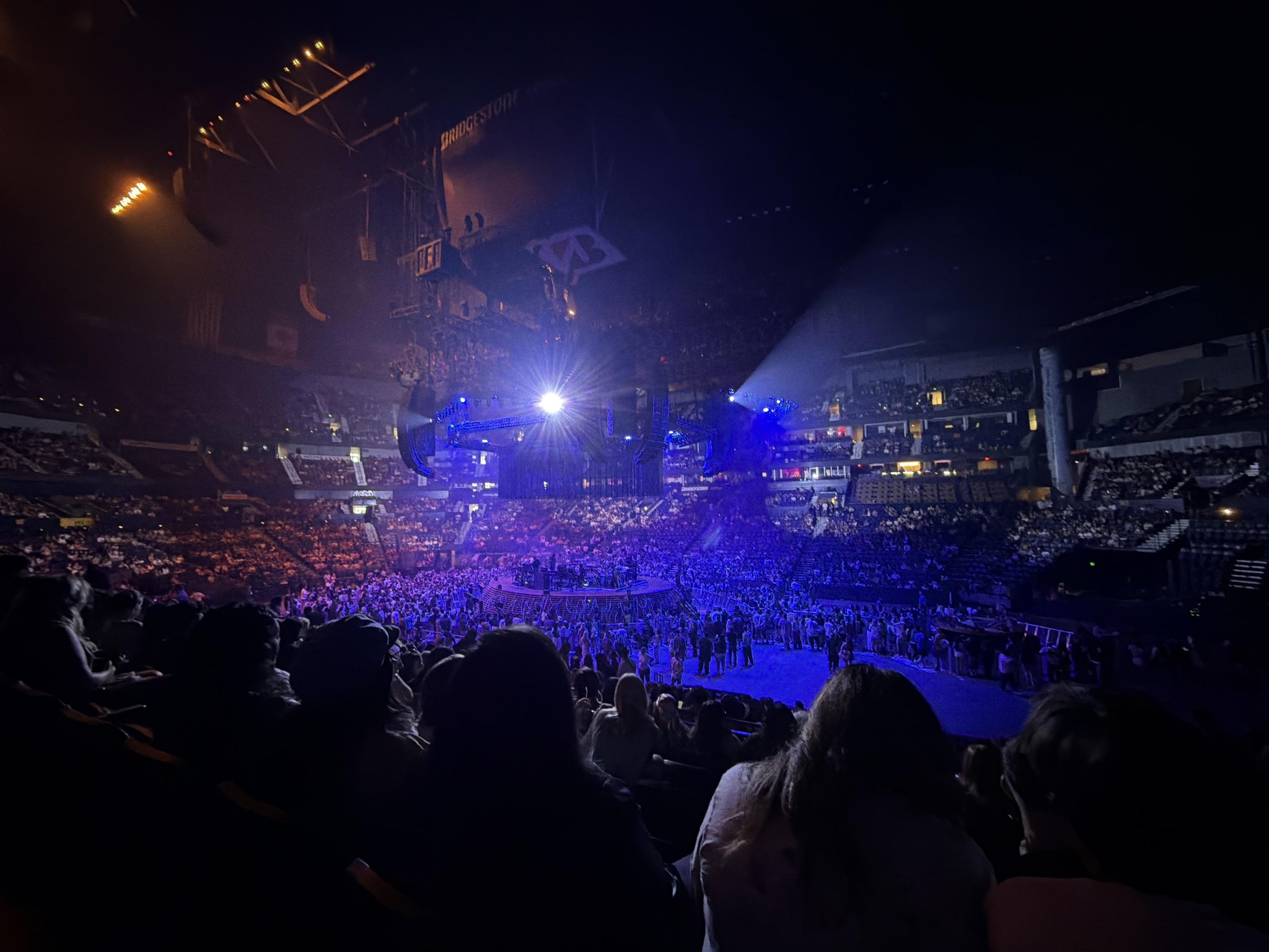 Real Fan View taken from Section 107 at Bridgestone Arena by Asher B