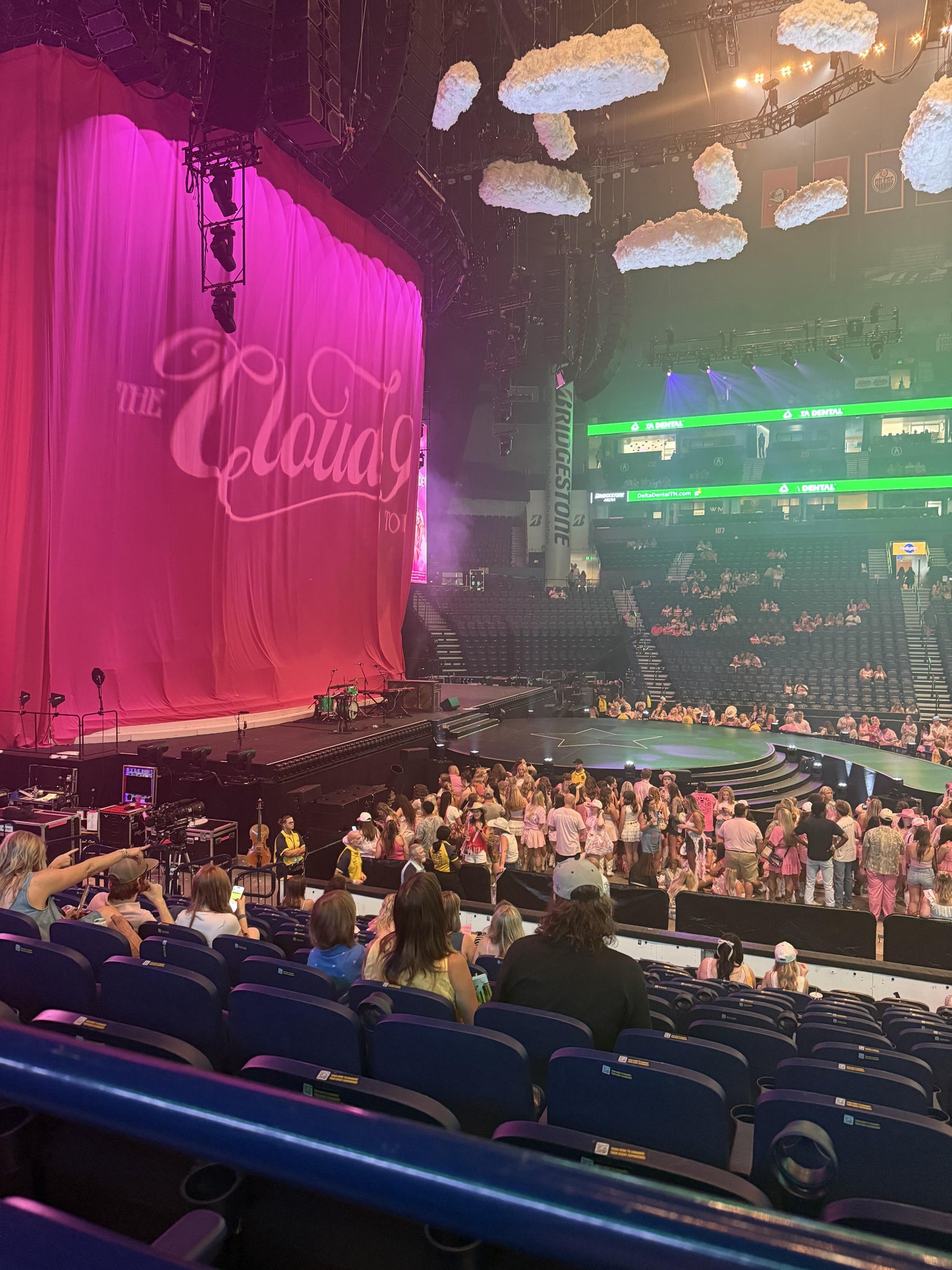 Real Fan View taken from Section 114 at Bridgestone Arena by Jessica M
