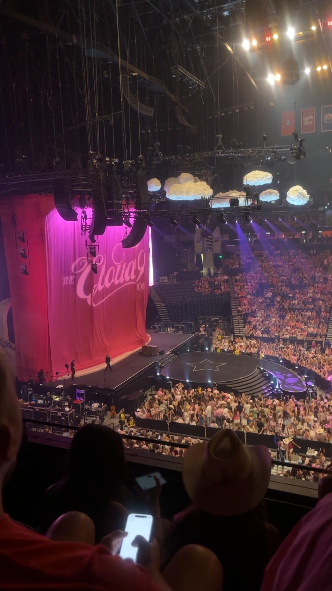 Real Fan View taken from Section 215 at Bridgestone Arena by Jovonna F