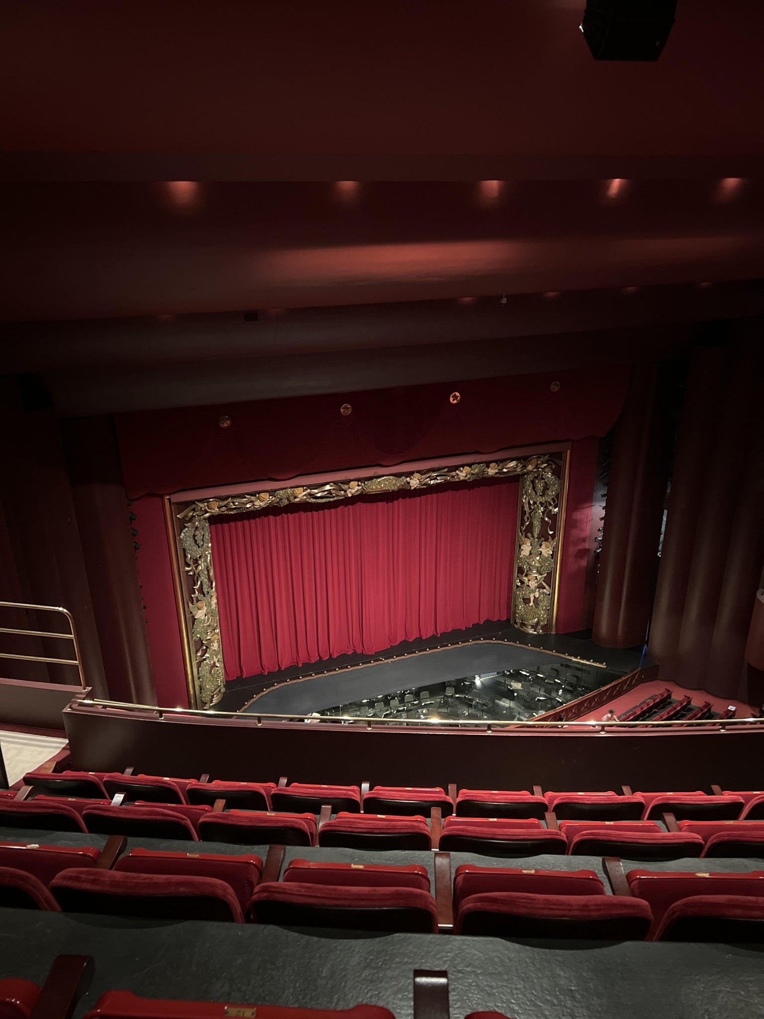 Real Fan View taken from Balcony K at Brown Theater at Wortham Theater Center by Cristian G