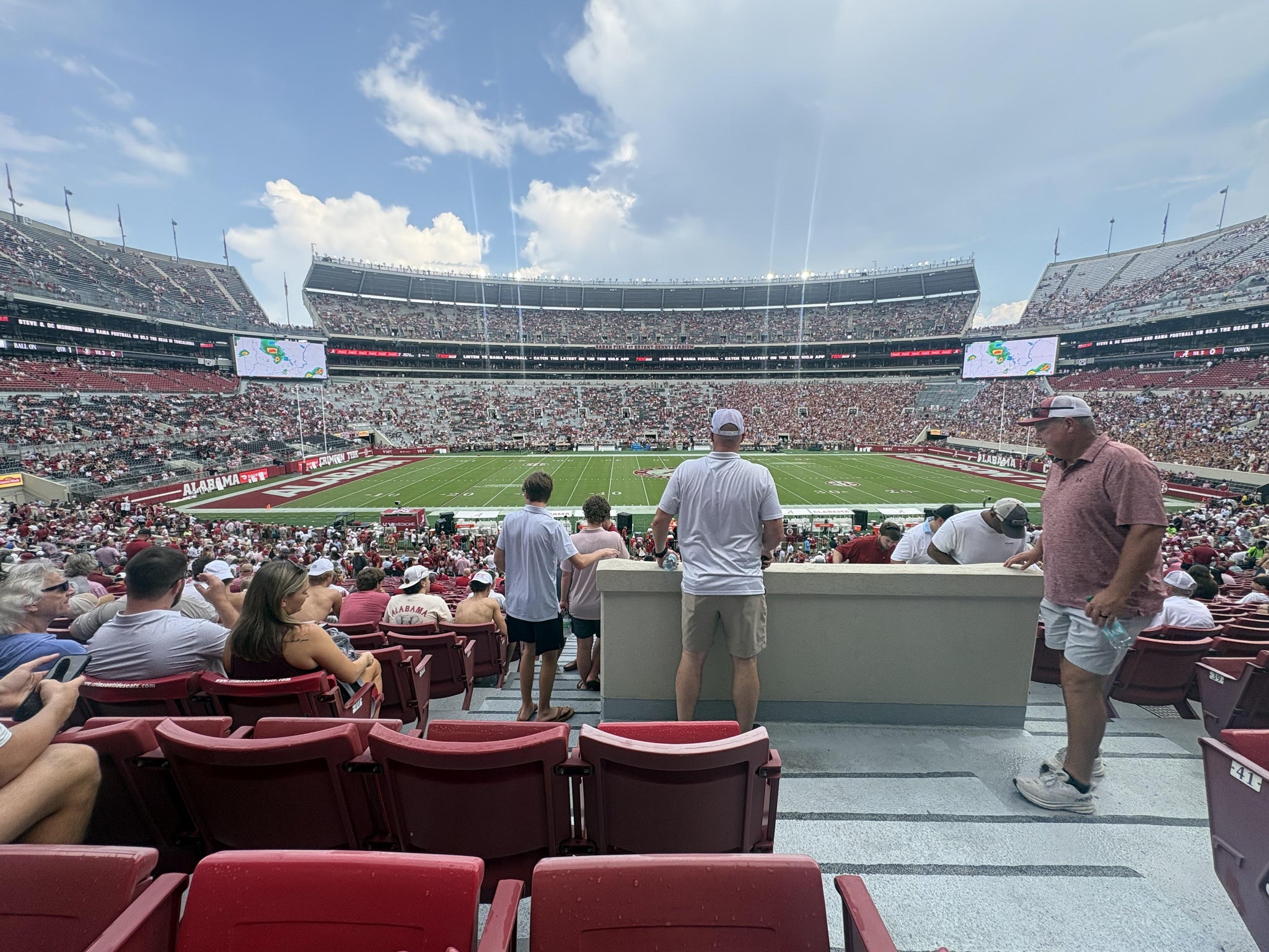 Real Fan View taken from Section 108 at Bryant-Denny Stadium by Amber C